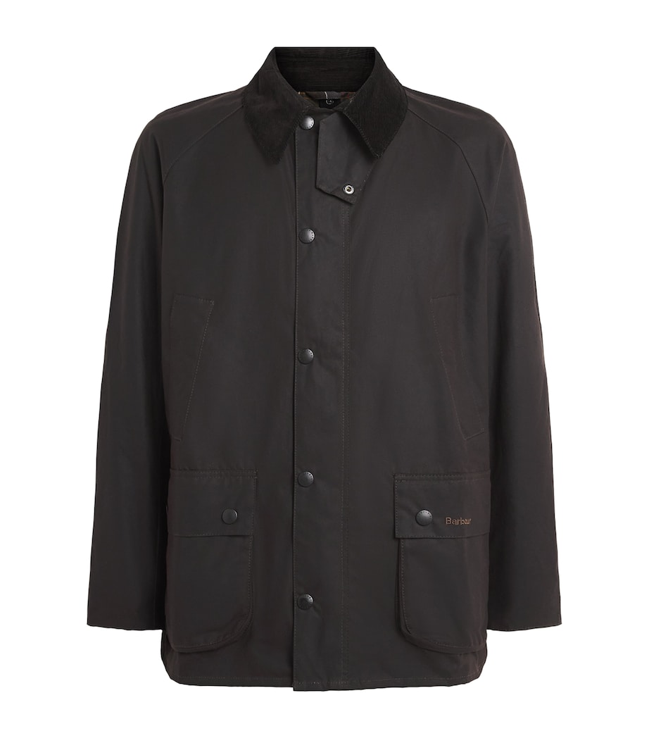 Barbour Mens Waxed Ashby Jacket Rustic/classic Image 1