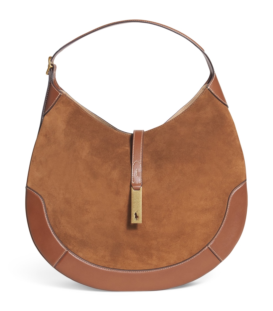 Medium Suede ID Shoulder Bag CINNAMON/CUOIO Image 1
