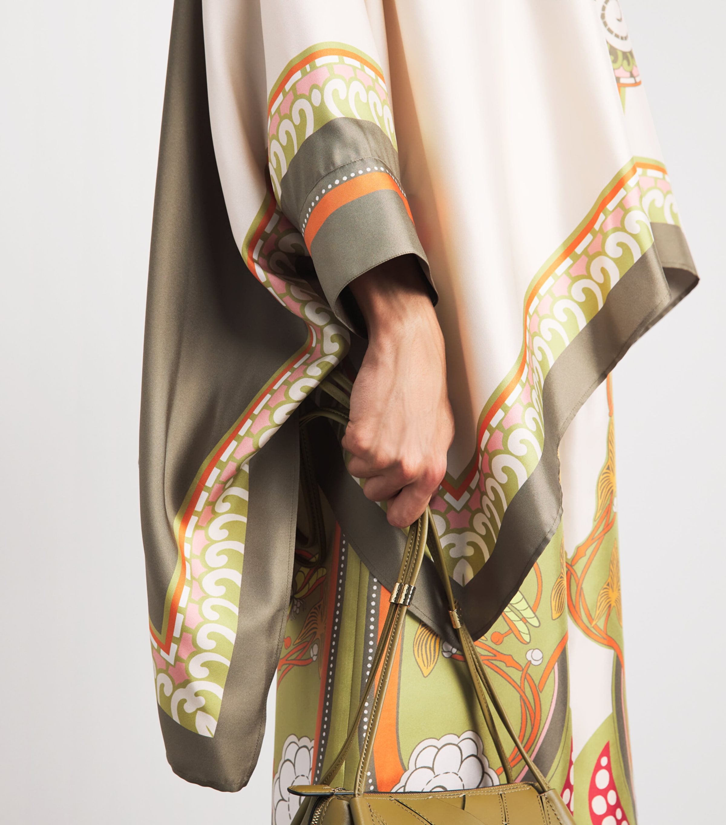 La Doublej Womens Silk Printed Foulard Shirt Ambrosia Placee Image 3