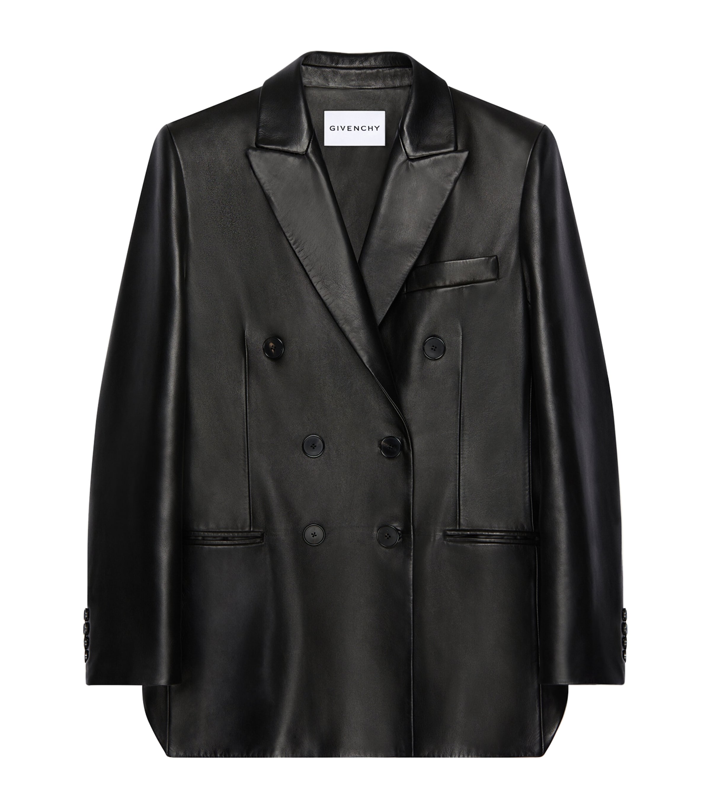 Givenchy Womens Leather Jacket Black Image 1