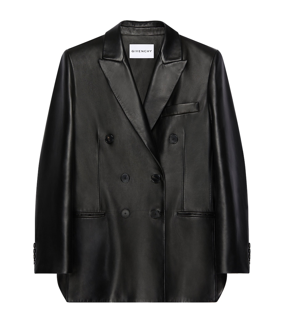 Givenchy Womens Leather Jacket Black Image 1