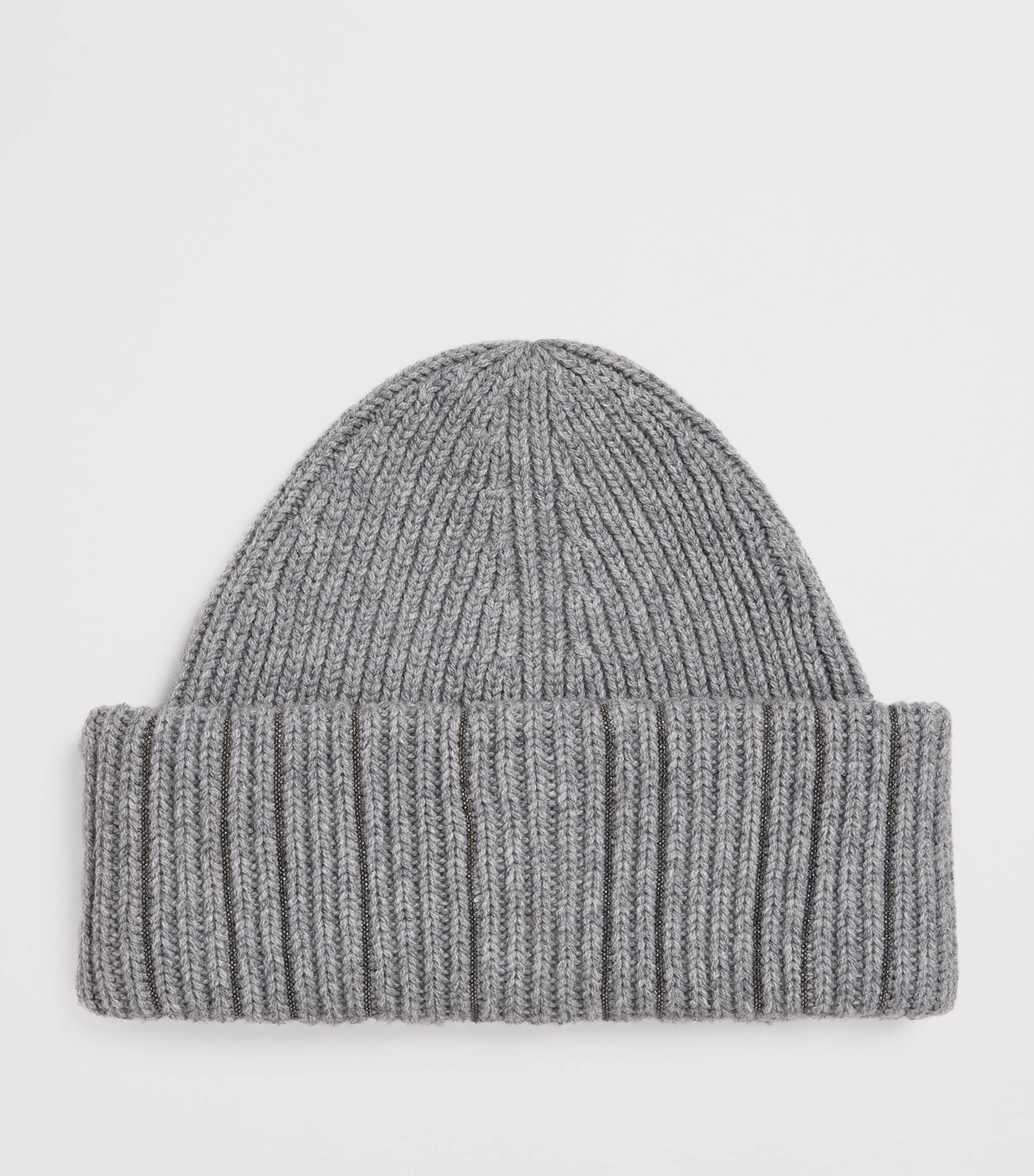 Wool-Silk Sparkling Ribbed Beanie 8132 ROCCIA Image 2