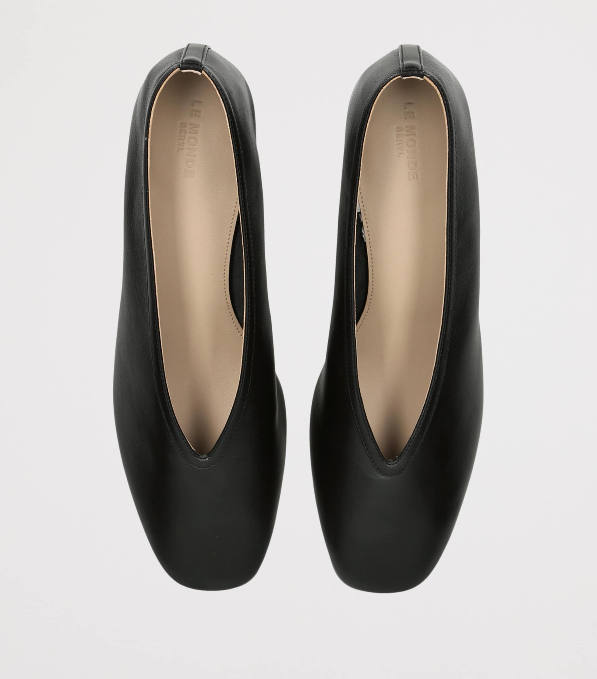 Le Monde Beryl Womens Leather Luna Pumps 30 Black Image 3