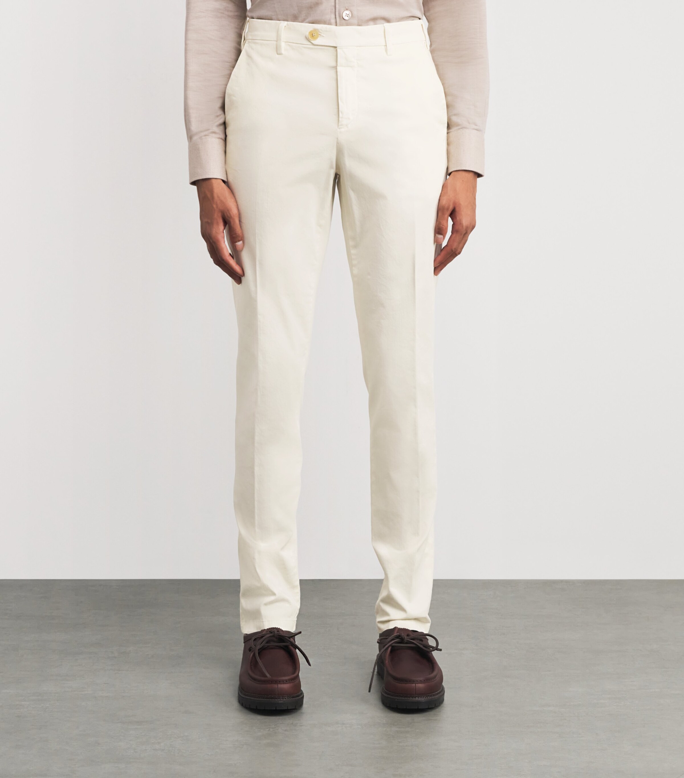 Stretch-Cotton Straight Chinos 5 Image 3