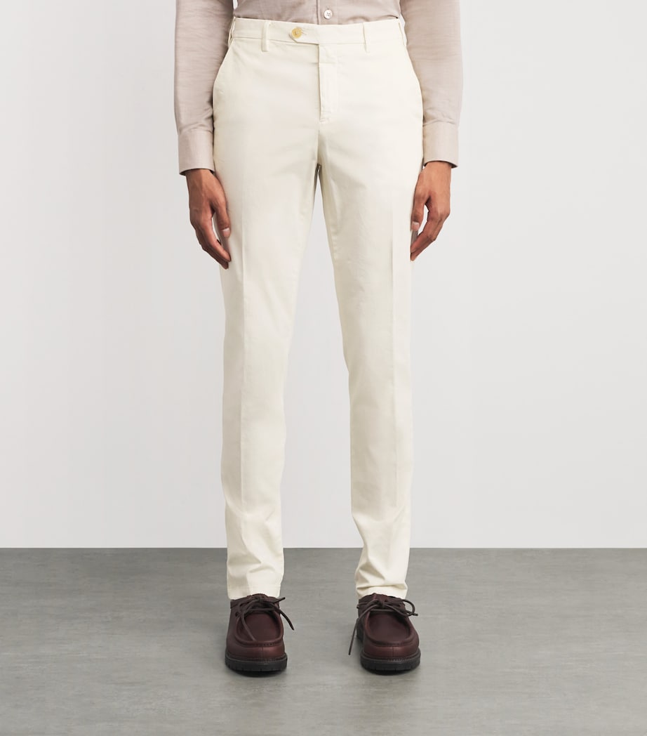 Stretch-Cotton Straight Chinos 5 Image 3