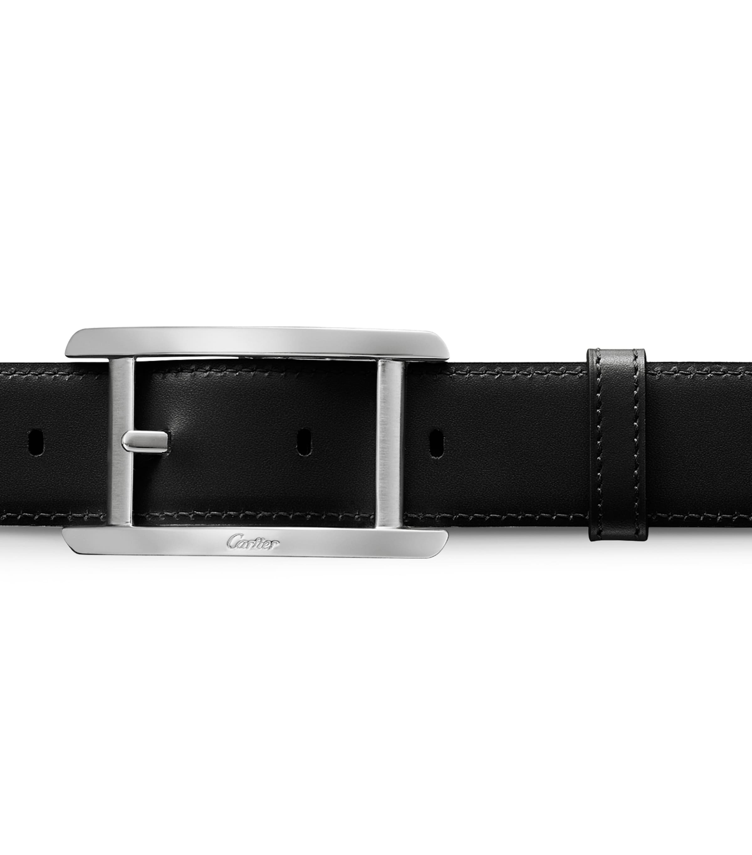 Cartier Leather Tank de Cartier Belt Black Image 2