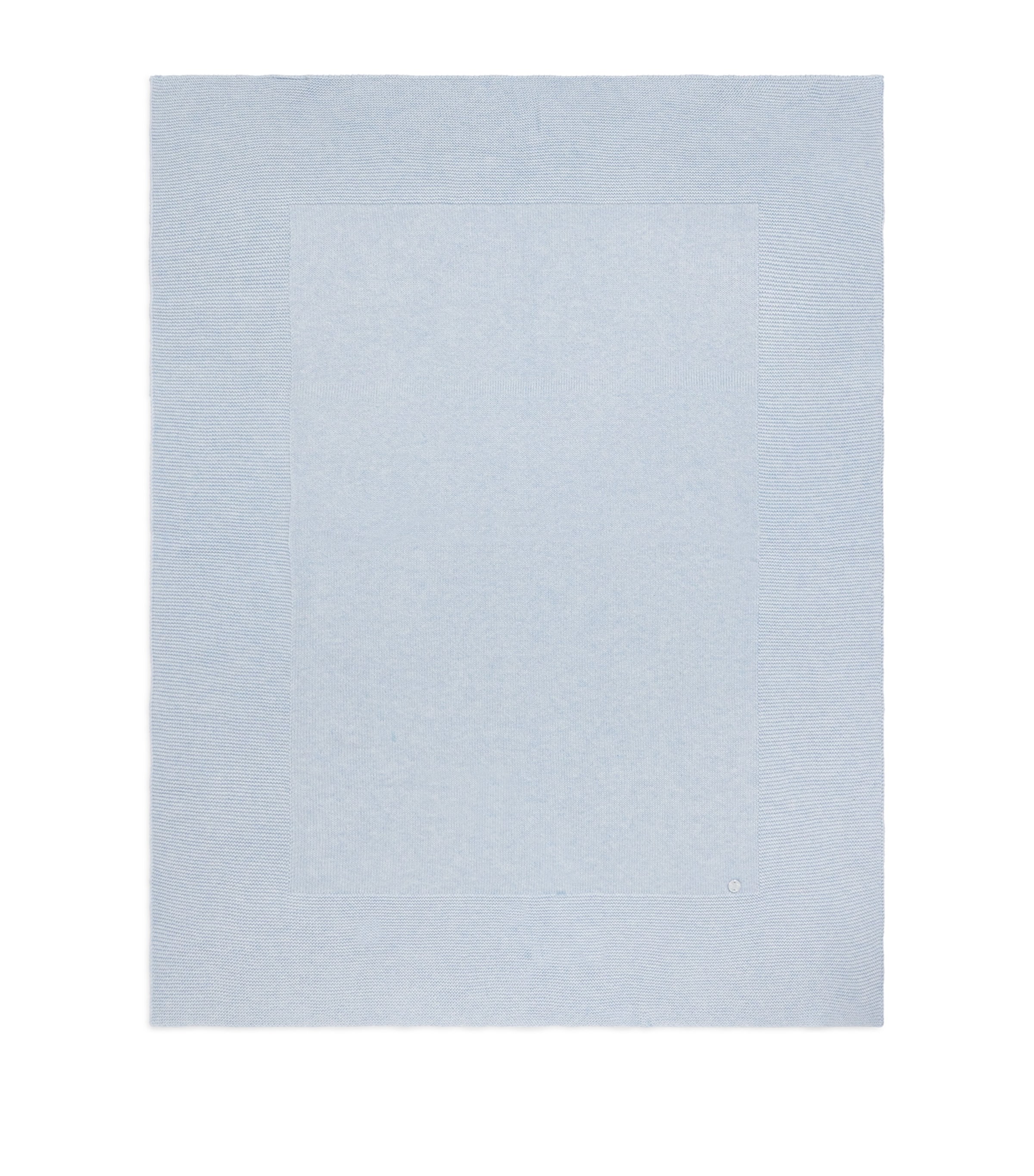 Paz Rodriguez Knitted Blanket (73cm x 98cm) Chalk Blue Image 1