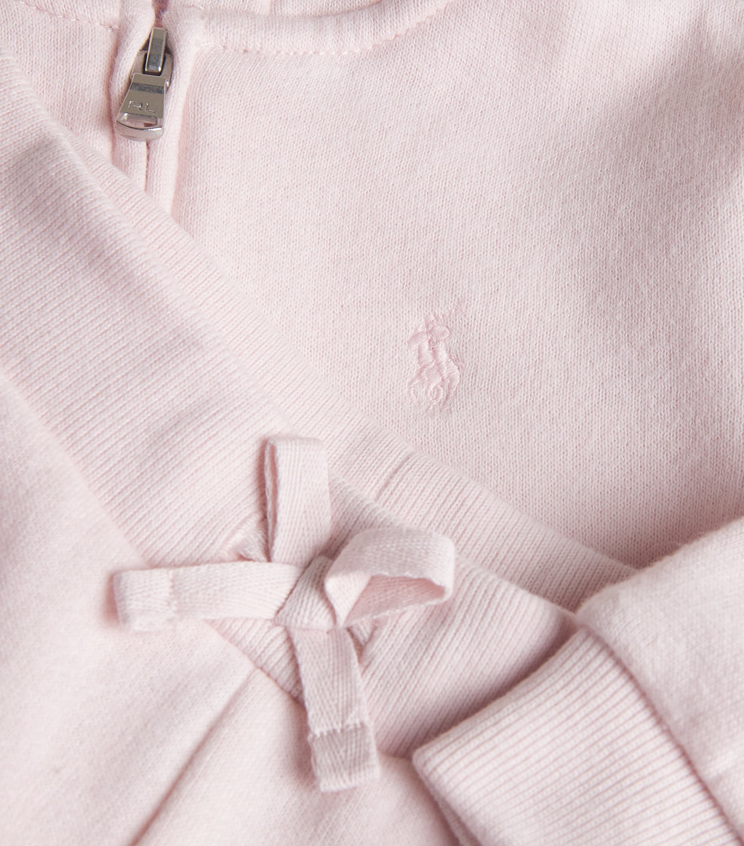 Cotton-Blend Hoodie and Sweatpants Set (3-24 Months) DELICATE PINK Image 4