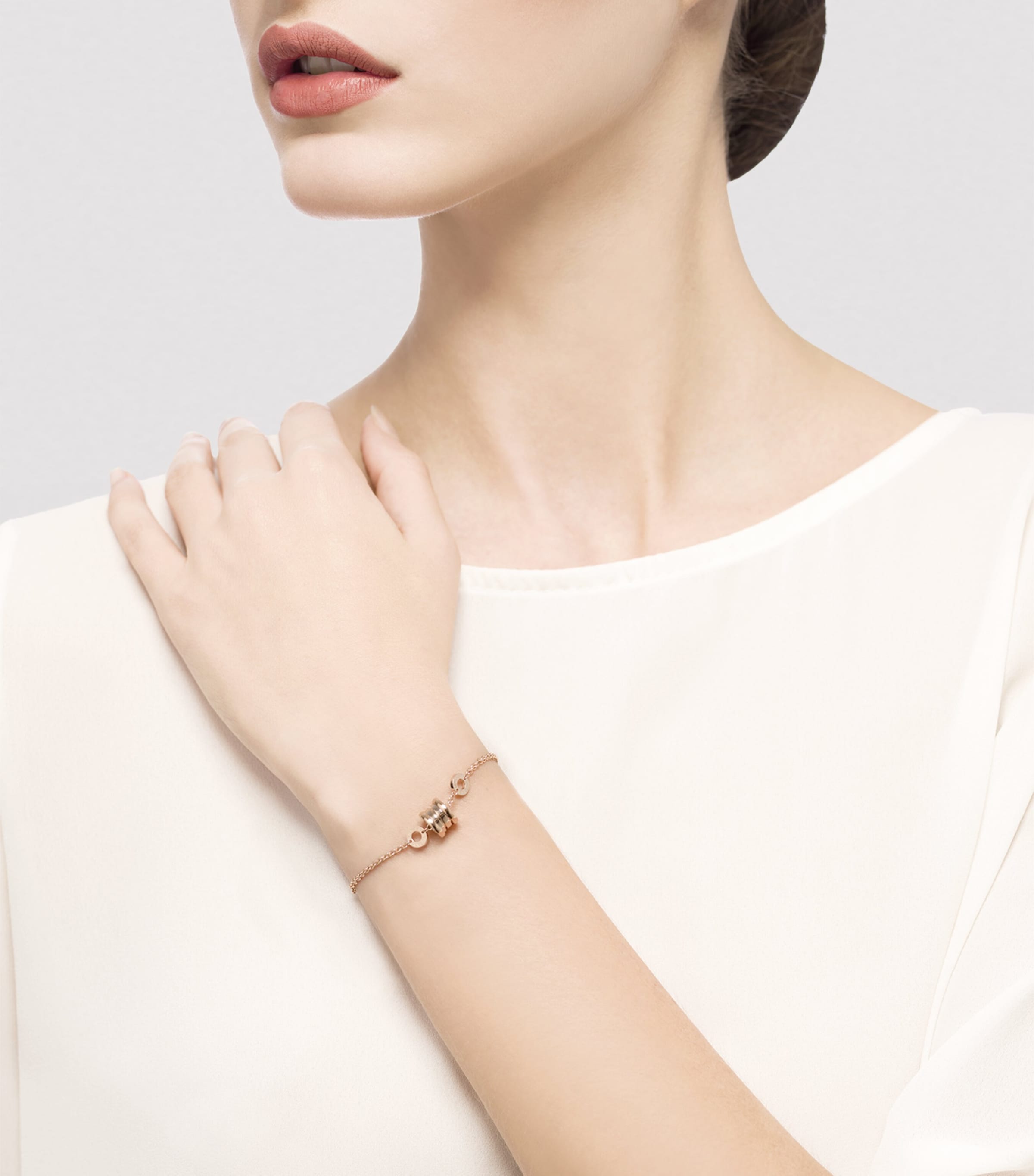 Rose Gold B.zero1 Bracelet PINK GOLD Image 3