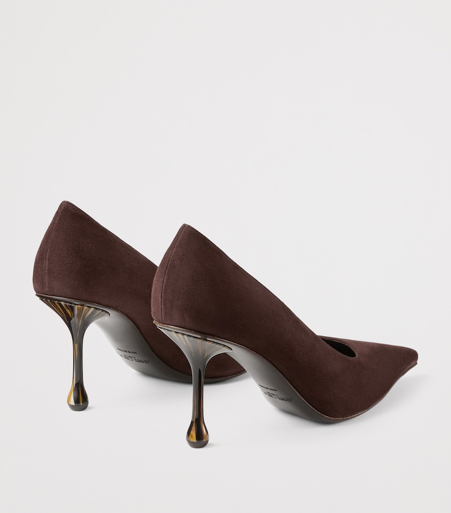 Ixia 80 Suede Pumps CHOCOLATE Image 4