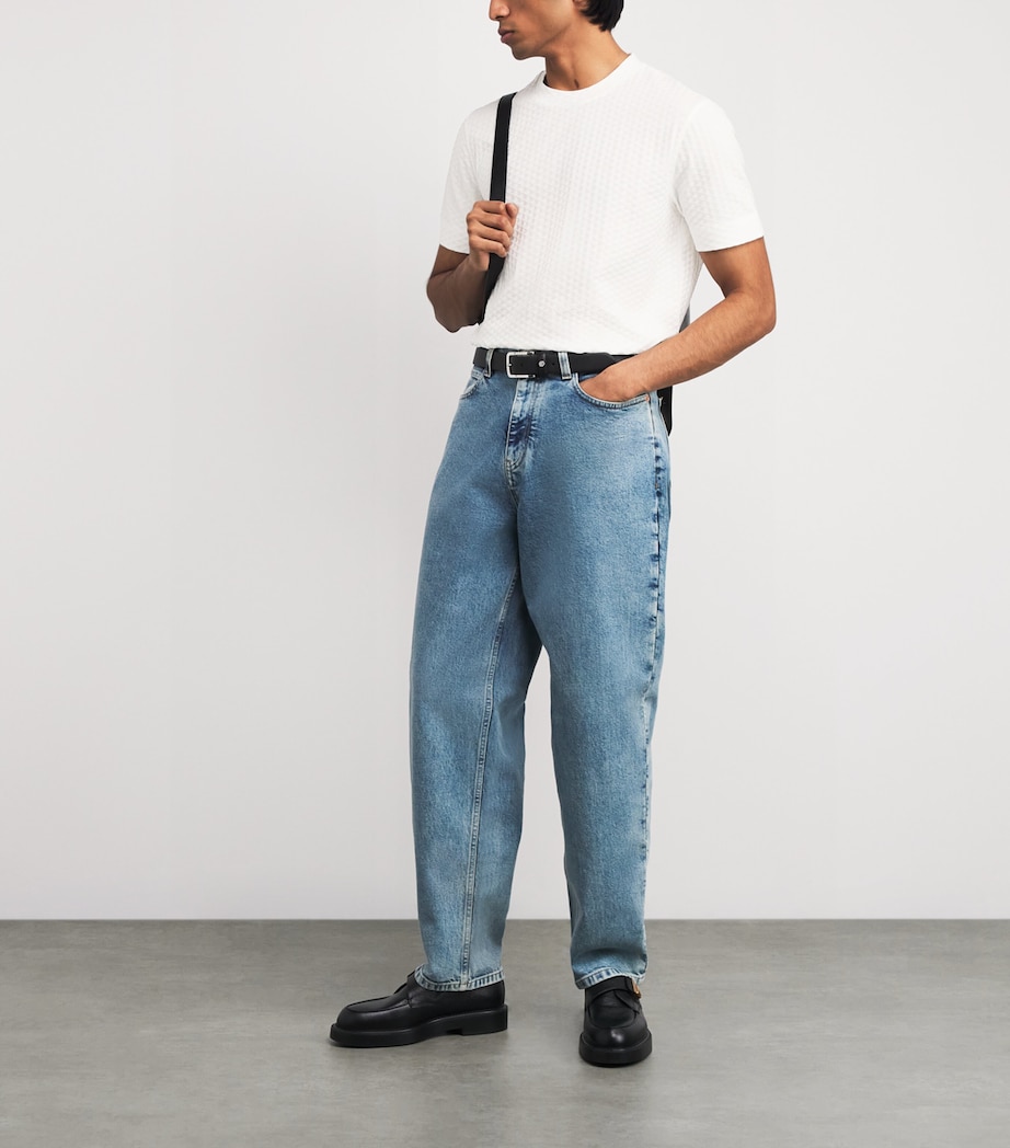 Cotton Embossed T-Shirt F0190 Image 2