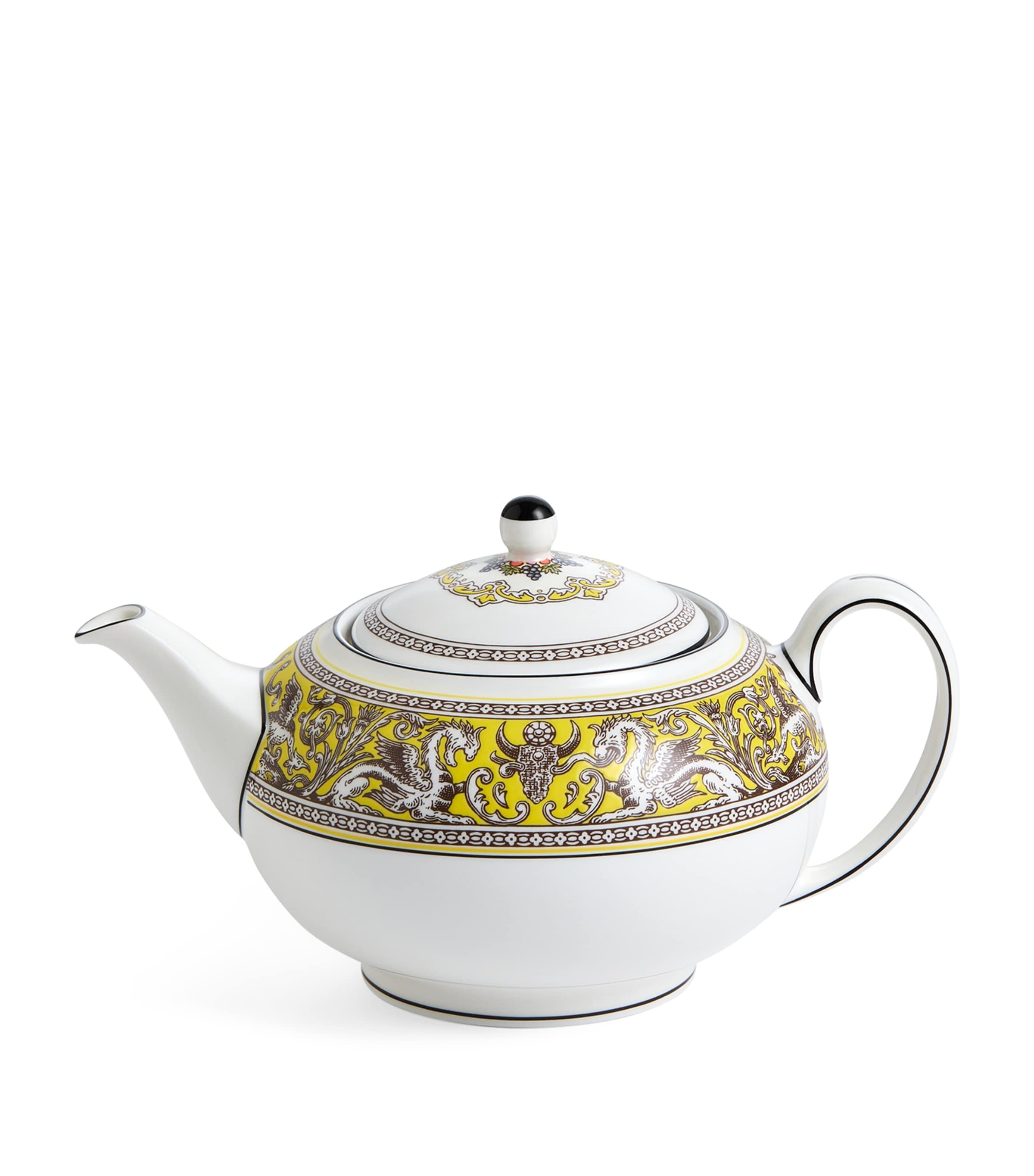 Wedgwood Florentine Citron Bone-china Teapot 800ml