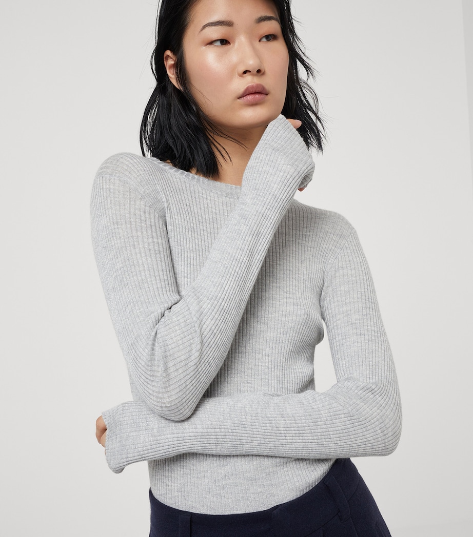 Cashmere-Blend Sparkle Sweater C072 Image 5