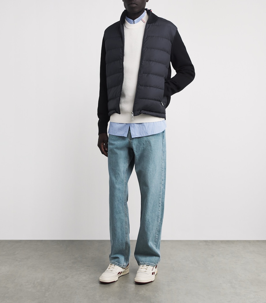 Cotton Down-Front Cardigan 999 Image 2