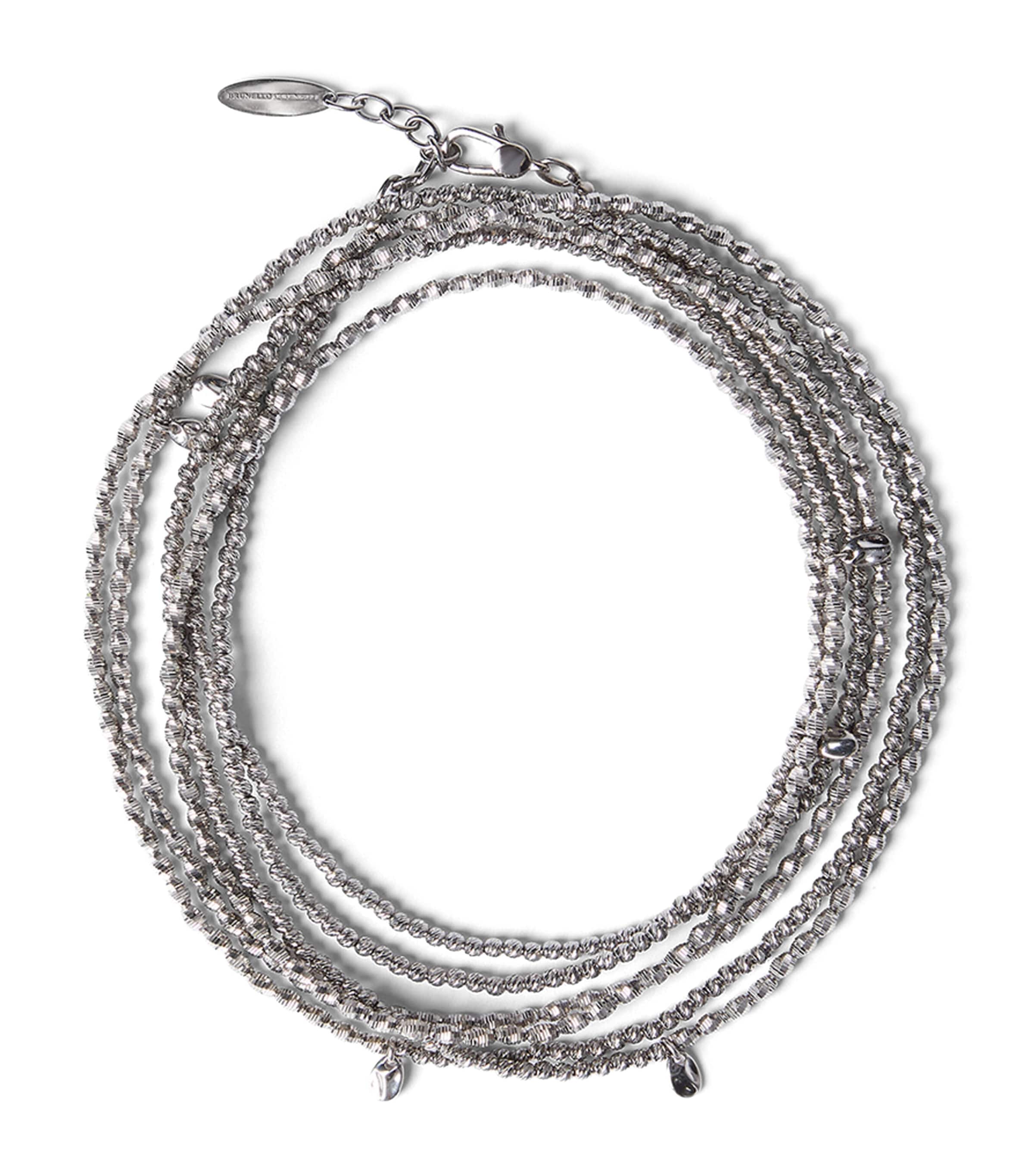 Brunello Cucinelli Sterling Silver Wrap Bracelet Image 1