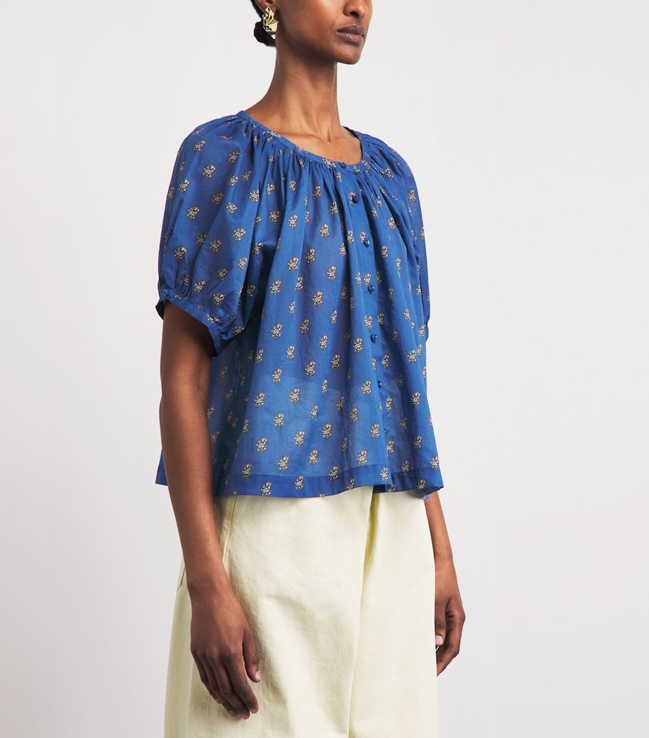 DÔEN Womens Paisley Print June Blouse Eartha Paisley Image 4