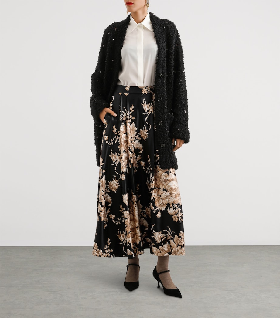 Stretch-Silk Point Collar Shirt W3789-LIGHT CREAM Image 2