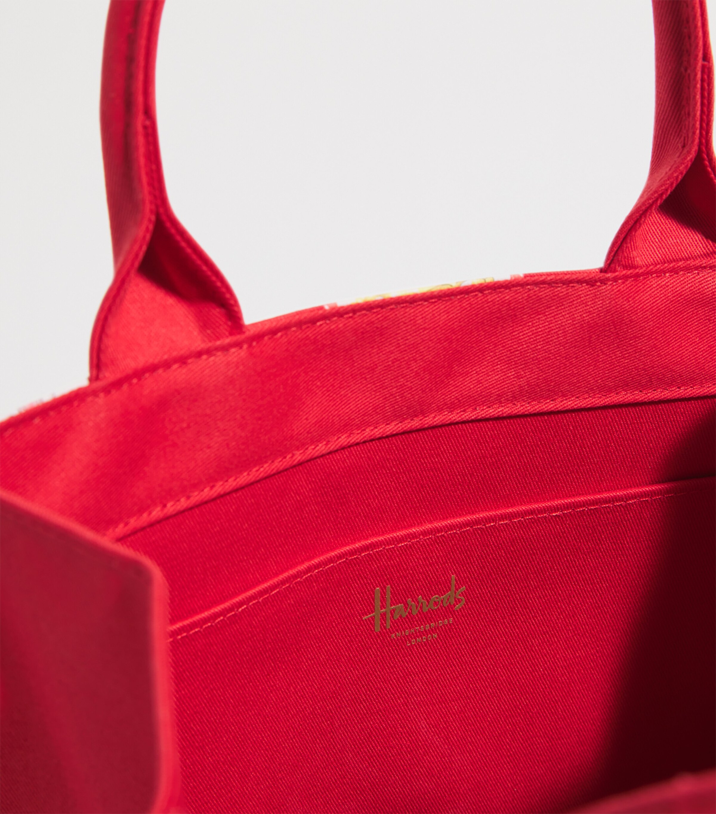 Harrods Small Christmas Nutcracker Shopper Bag Neutral Image 3