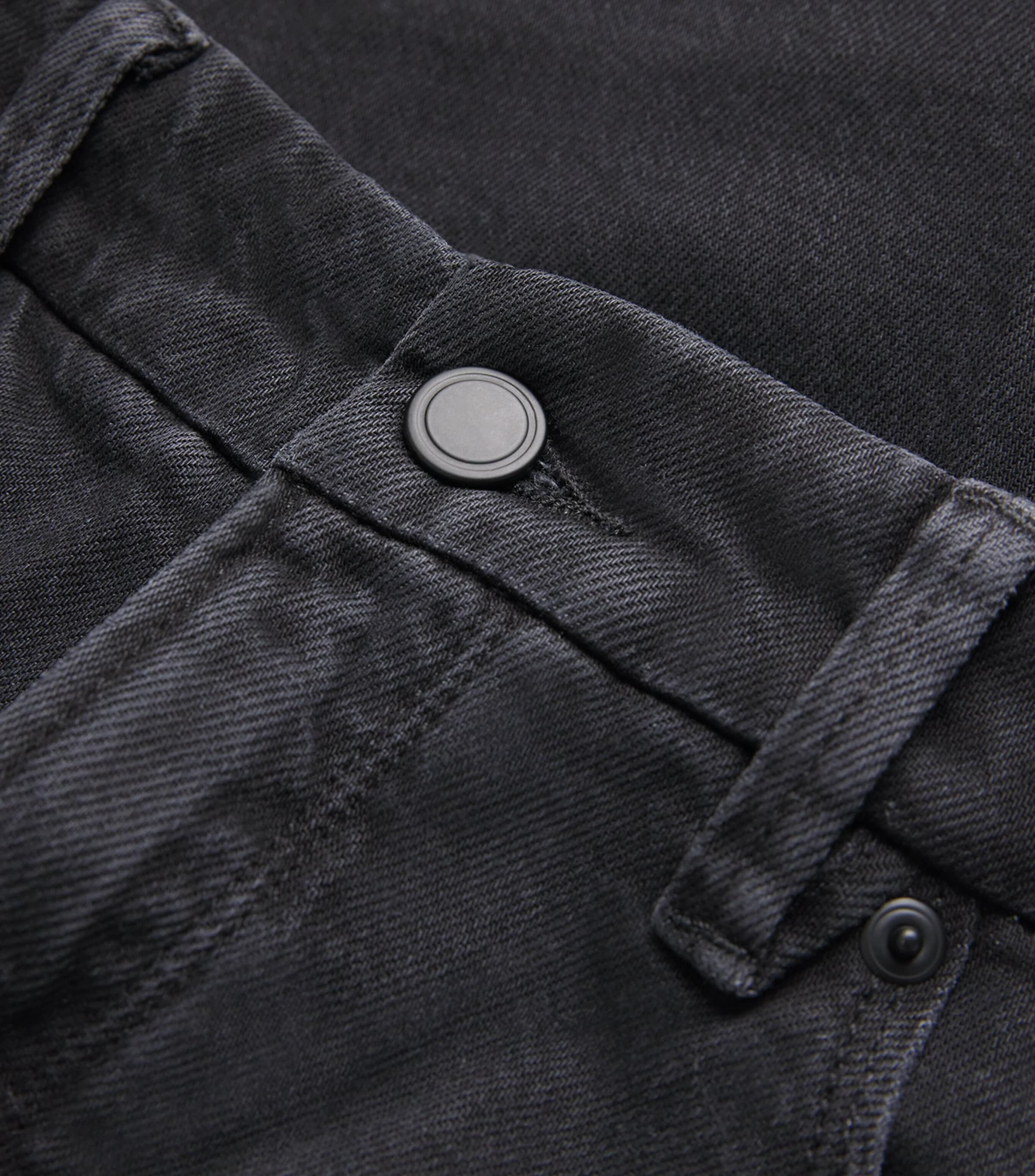 Good Skate Cropped Wide-Leg Jeans 407 BLACK Image 5