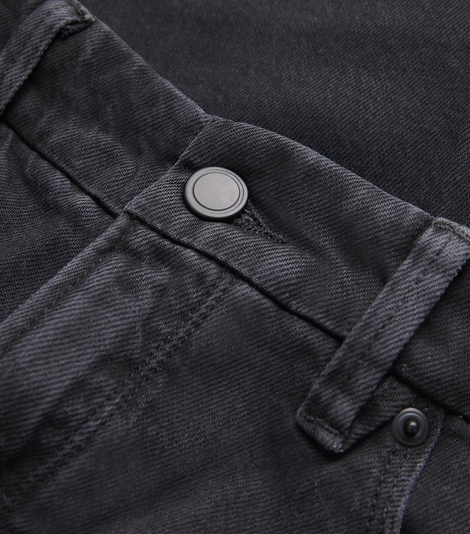 Good Skate Cropped Wide-Leg Jeans 407 BLACK Image 5