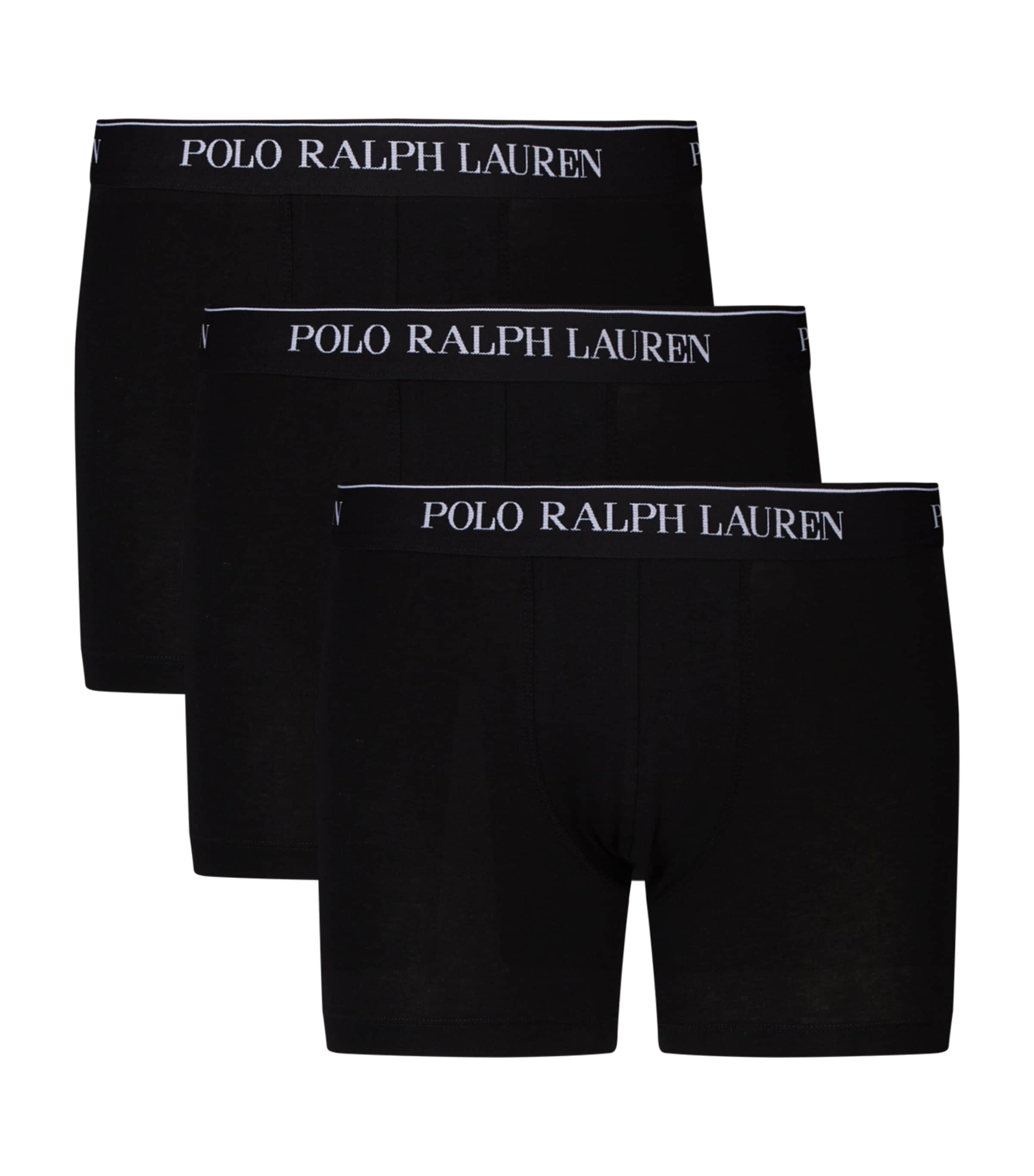 Polo Ralph Lauren Logo Boxers In Black