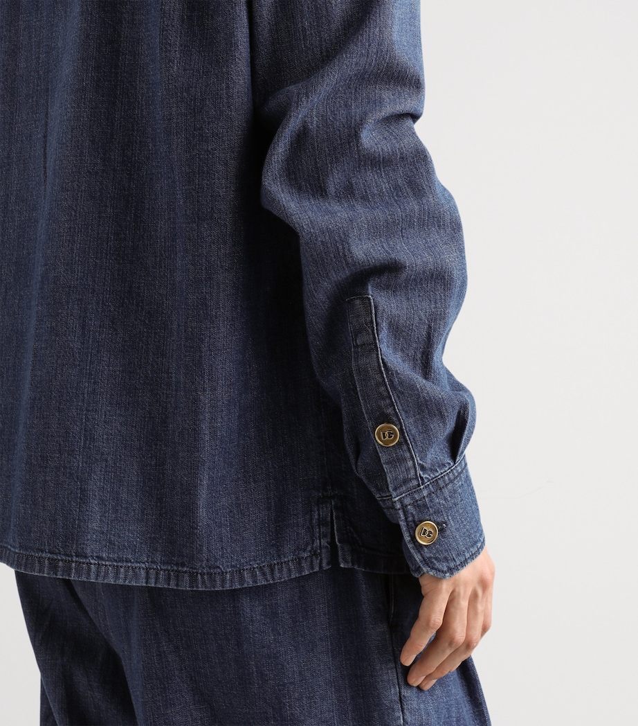 Dolce&Gabbana Mens Denim Shirt Combined Colour Image 3