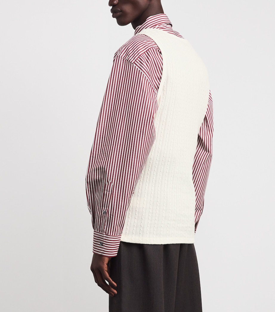 Cotton Cable-Knit Tank Top OW / OFF WHITE Image 4