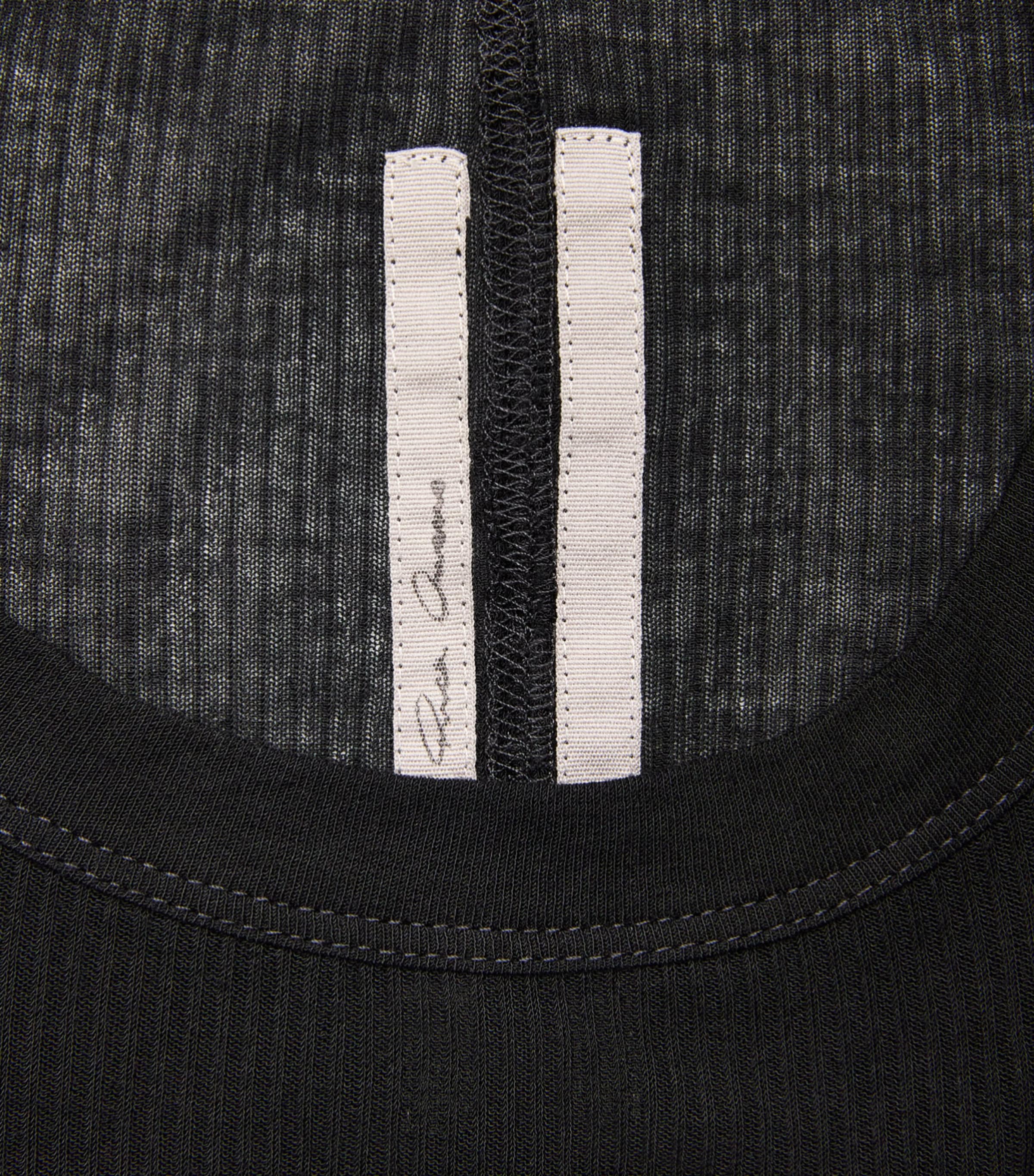 Rick Owens Black Rib LS Long-Sleeve T-Shirt | Harrods UK