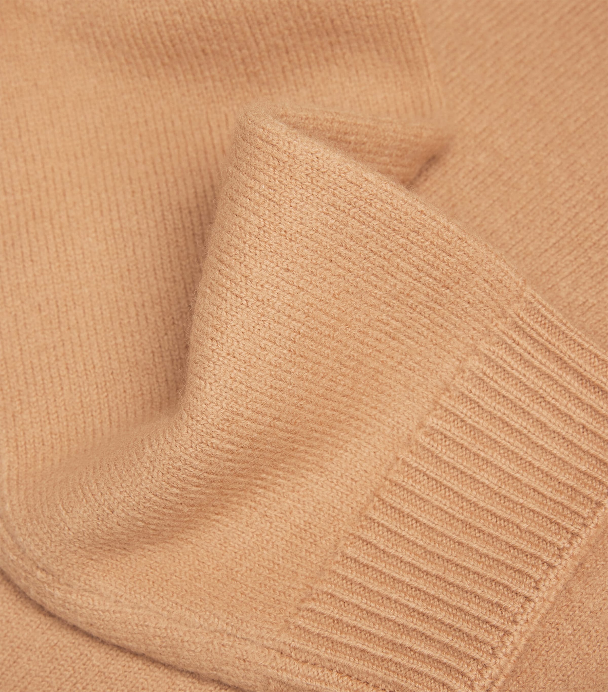 Merino Wool Edward Logo Sweater CAB CAMEL Image 5
