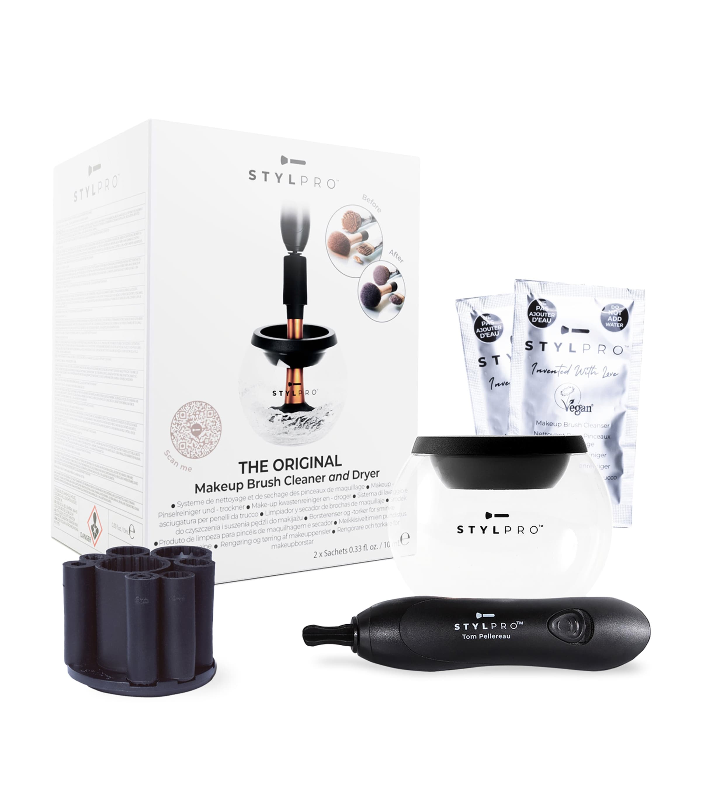 STYLPRO STYLPRO Make-up Brush and Cleaner Gift Set N/a Image 1