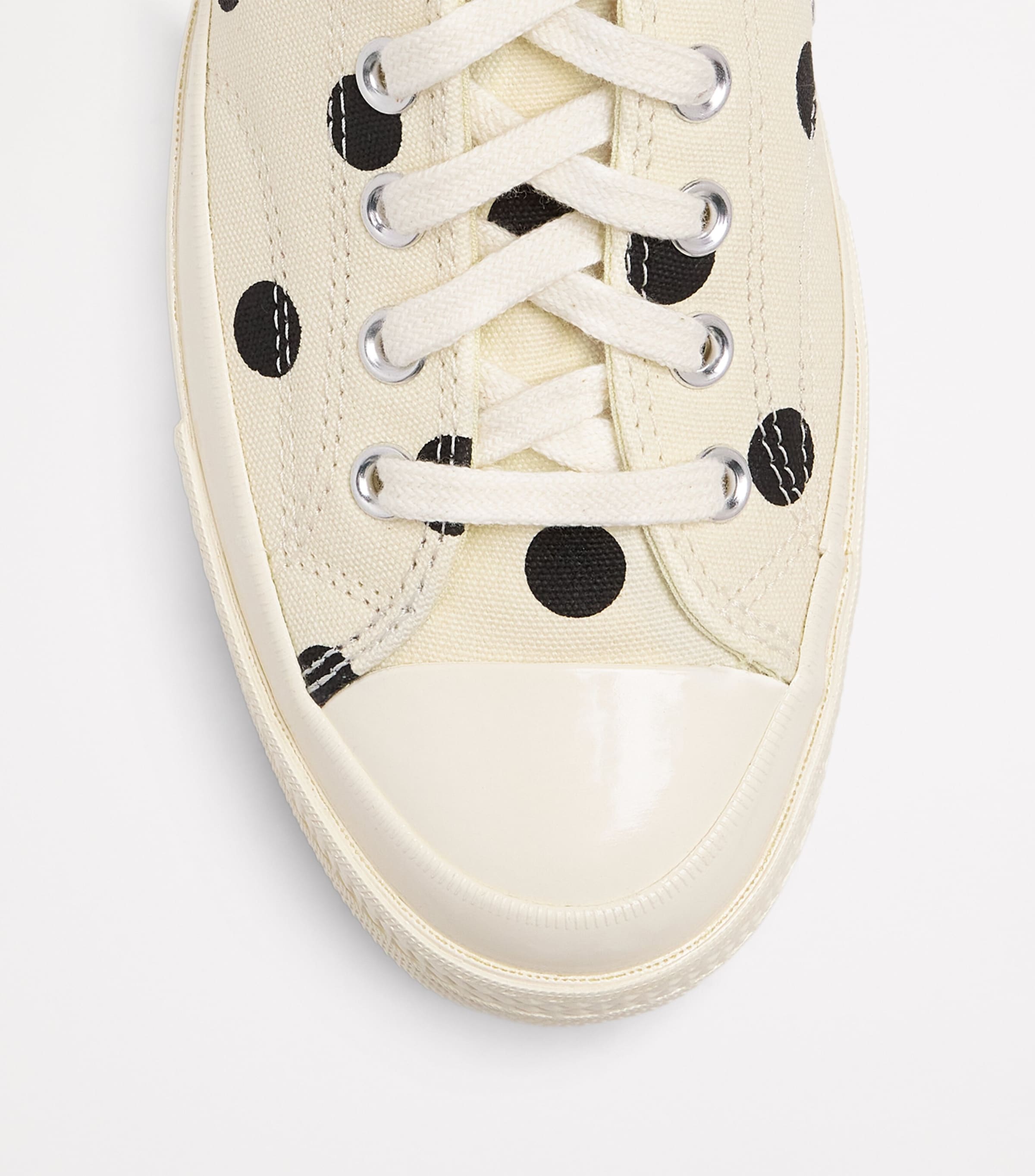 x Converse Polka Dot Heart Chuck Taylor All Star '70 Low-Top Sneakers OFF WHITE Image 5