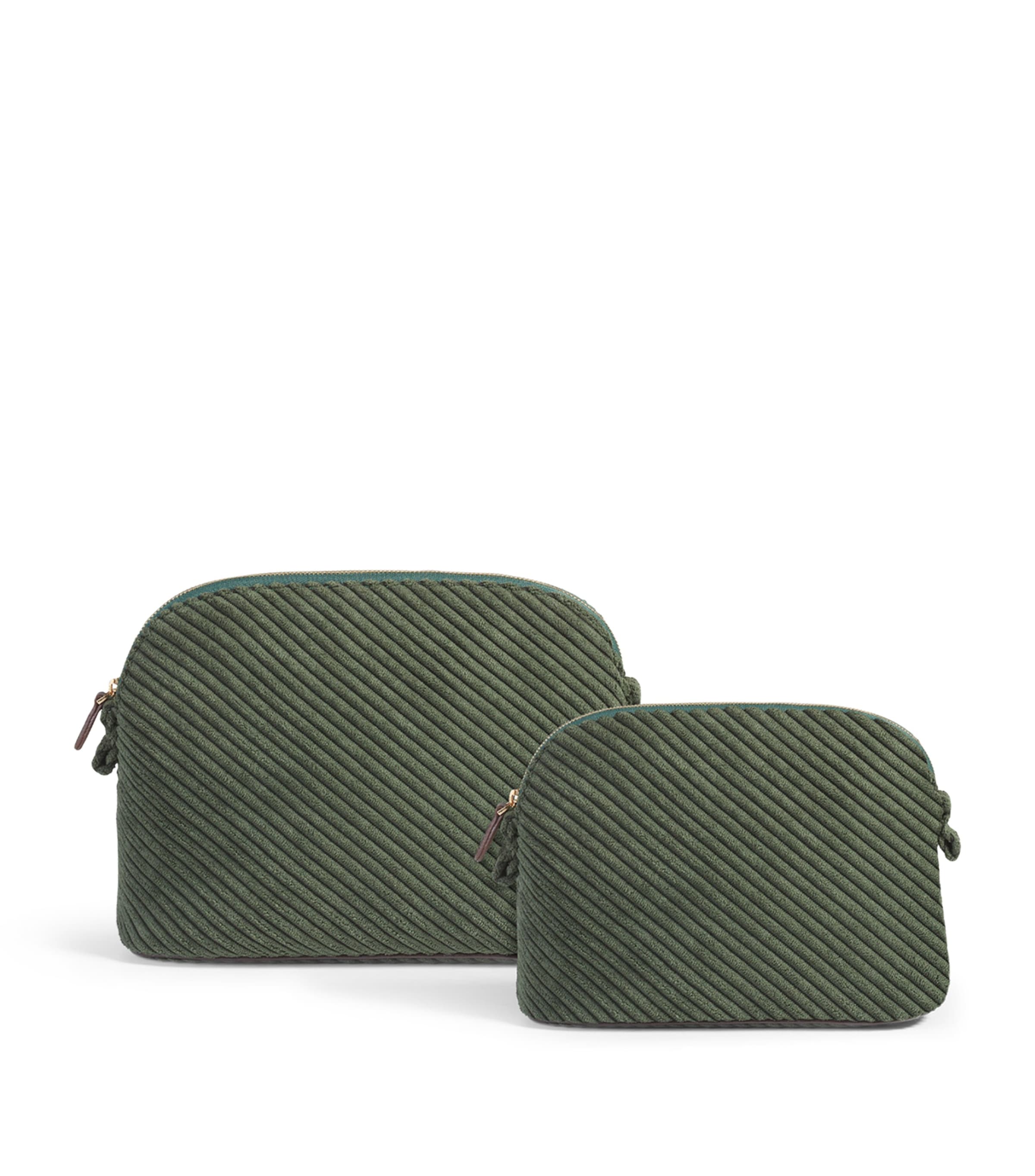 Haremlique Istanbul Medium Zeus Make-up Bag In Green