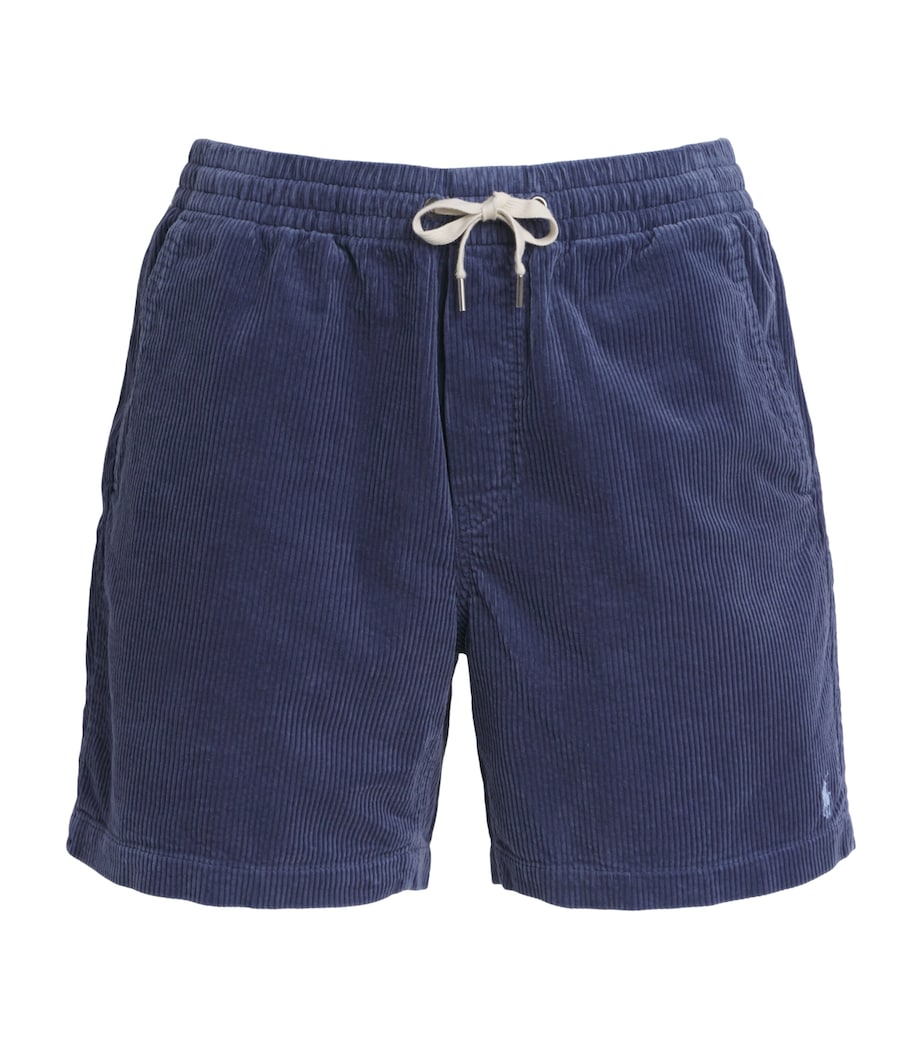 Polo Ralph Lauren Mens Cotton Corduroy Prepster Shorts Boston Navy Image 1