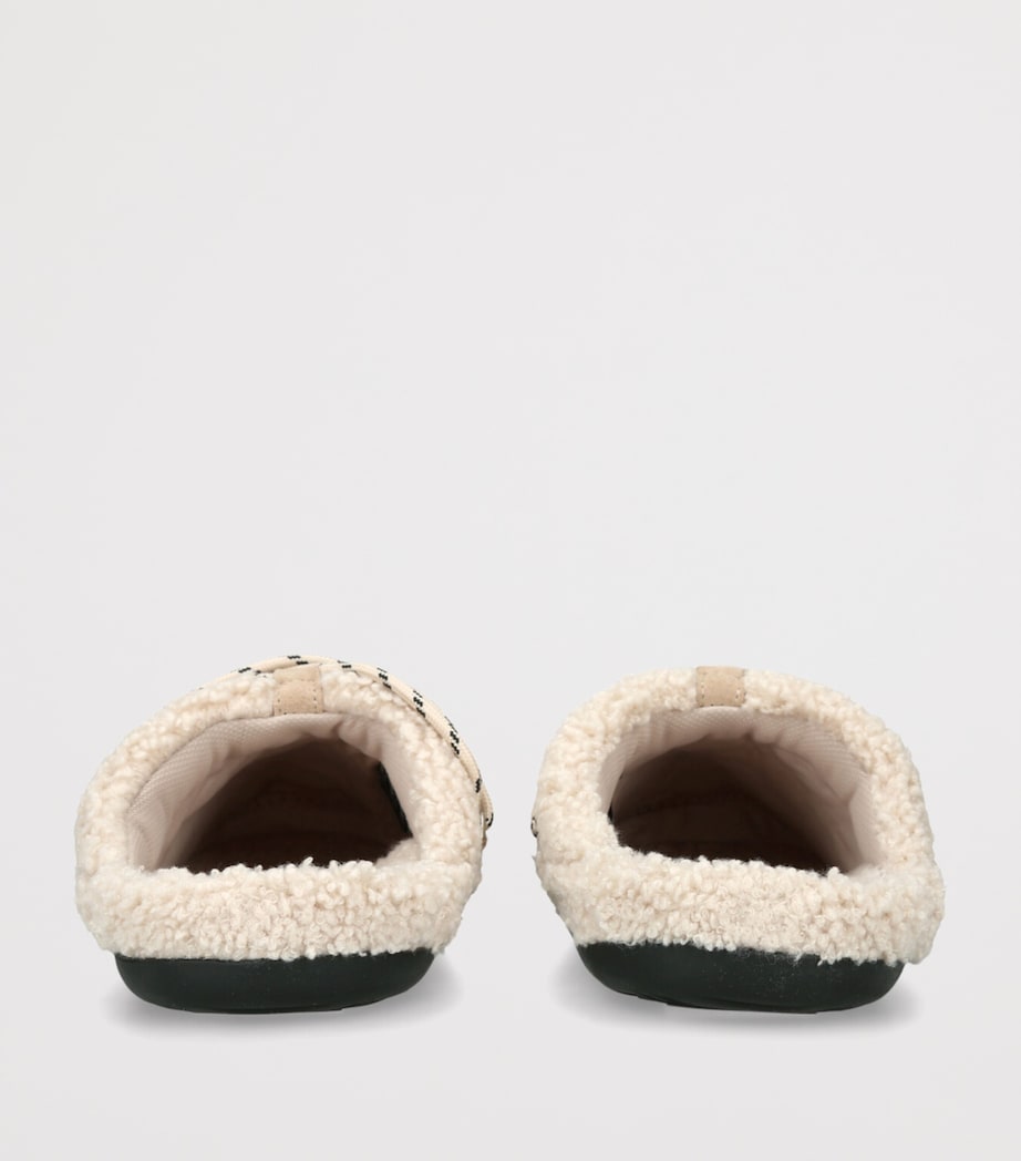 Faux Shearling Teddy Slippers BONE Image 2