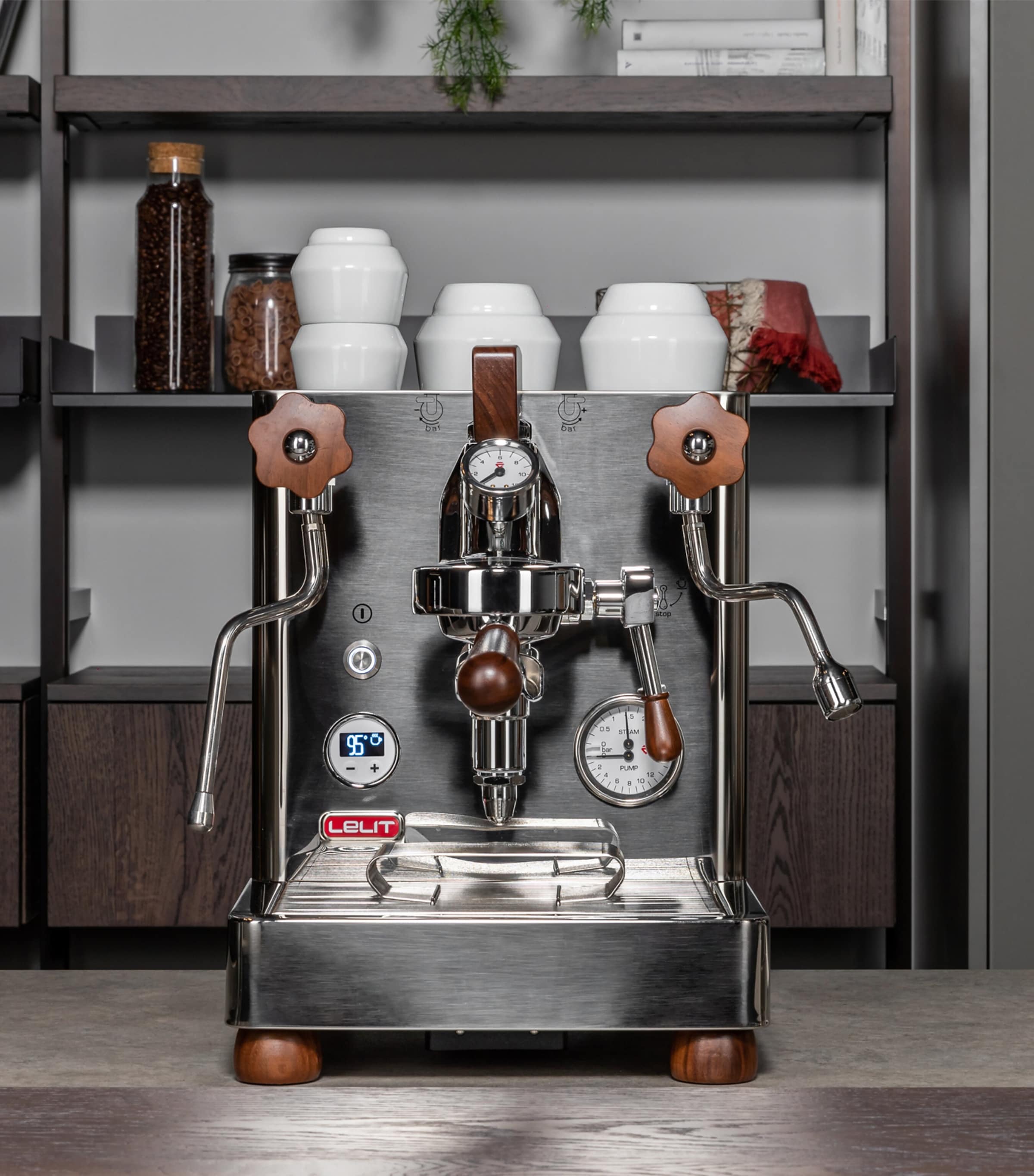 Stainless Steel Bianca Coffee Machine POLISHED SS Image 5