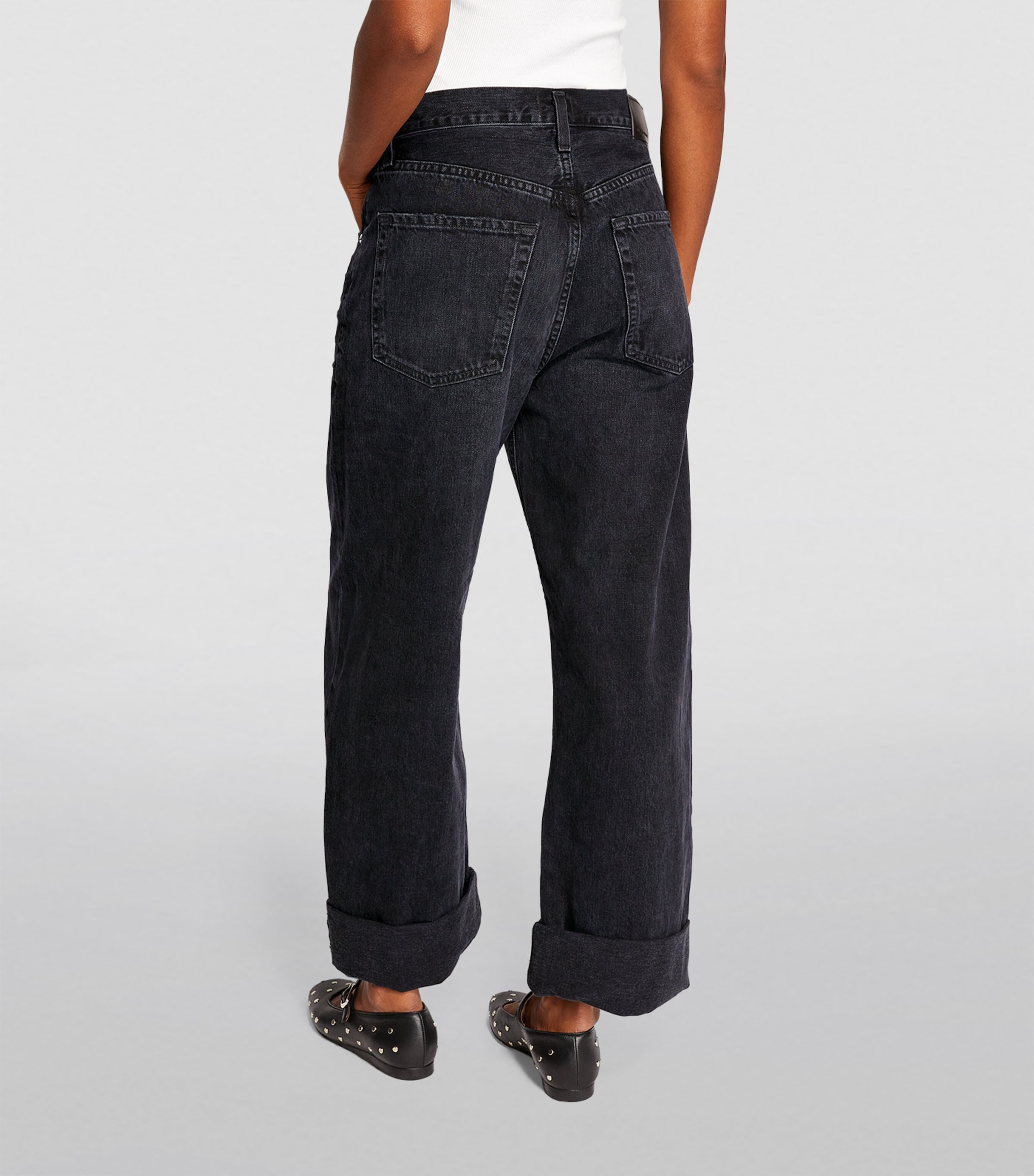 Ayla Mid-Rise Wide-Leg Jeans VOILA Image 4