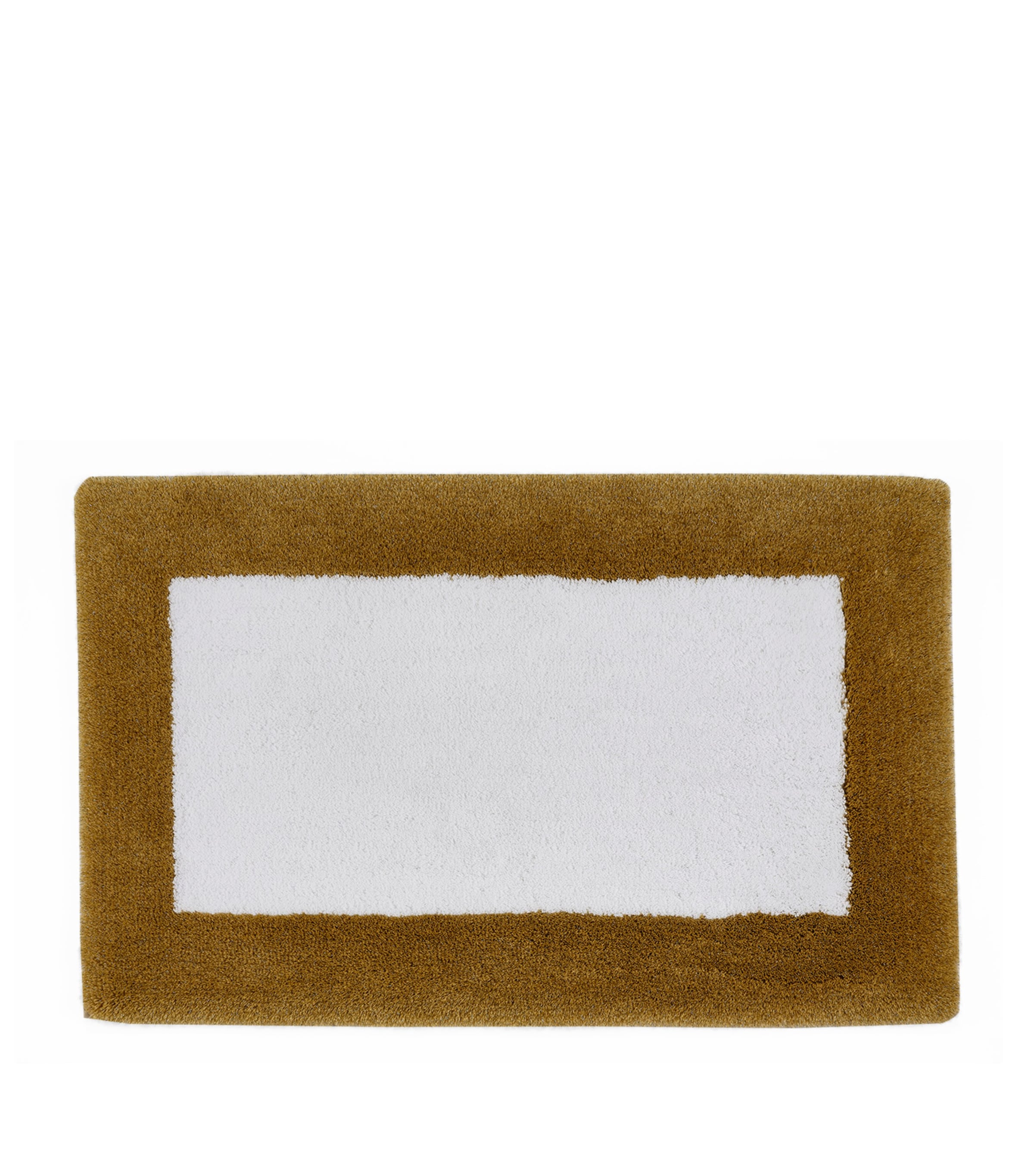 Abyss & Habidecor Shiny Bath Mat (50cm x 80cm) White/gold Image 1