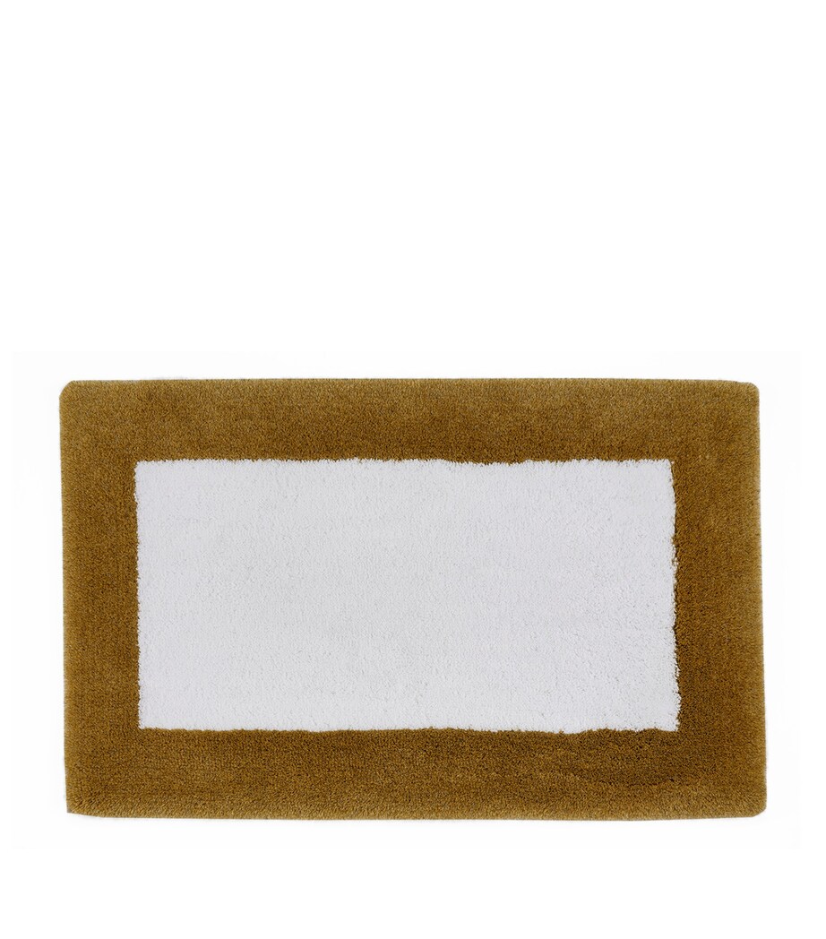 Abyss & Habidecor Shiny Bath Mat (50cm x 80cm) White/gold Image 1