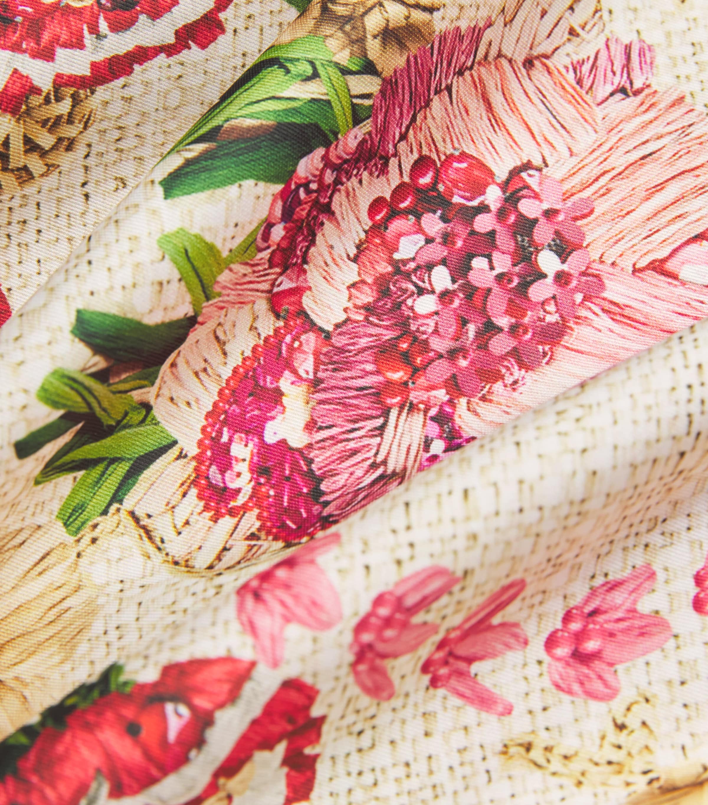 Printed Zante Midi Kaftan FARINIFERA AOP PINK Image 4