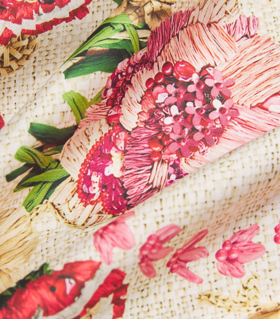 Printed Zante Midi Kaftan FARINIFERA AOP PINK Image 4