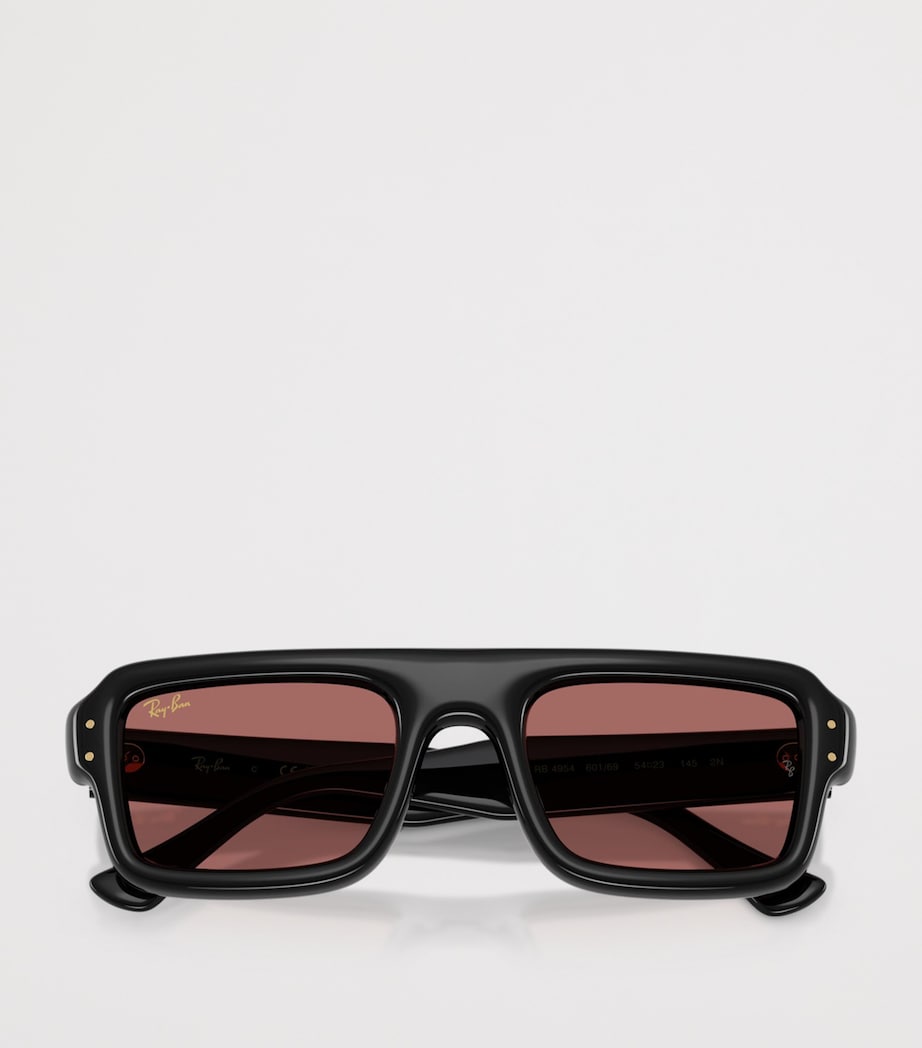 Ray-Ban Flacko Puffer Pilot Sunglasses Black Image 5