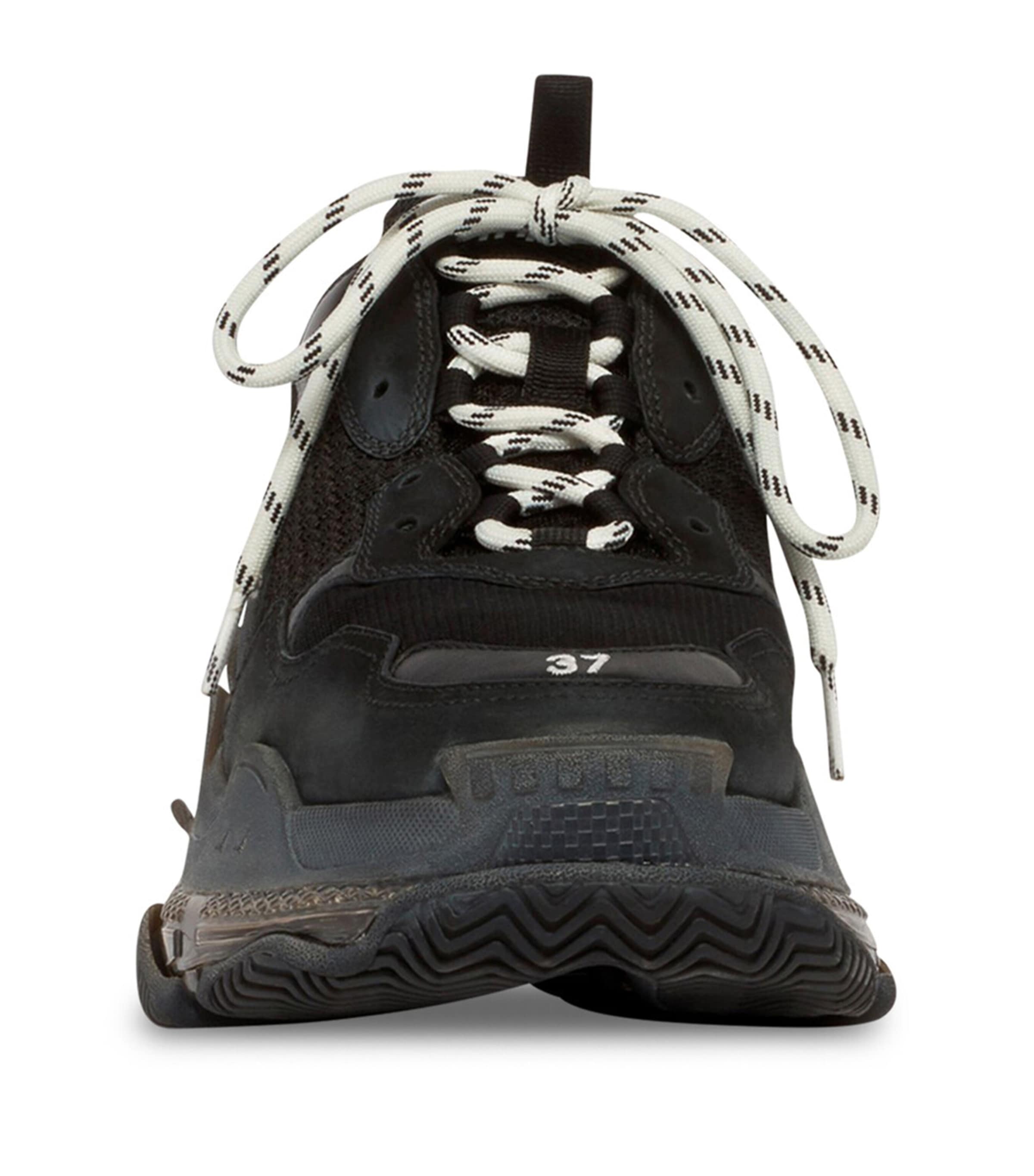 Balenciaga Black Triple S Sneakers | Harrods US