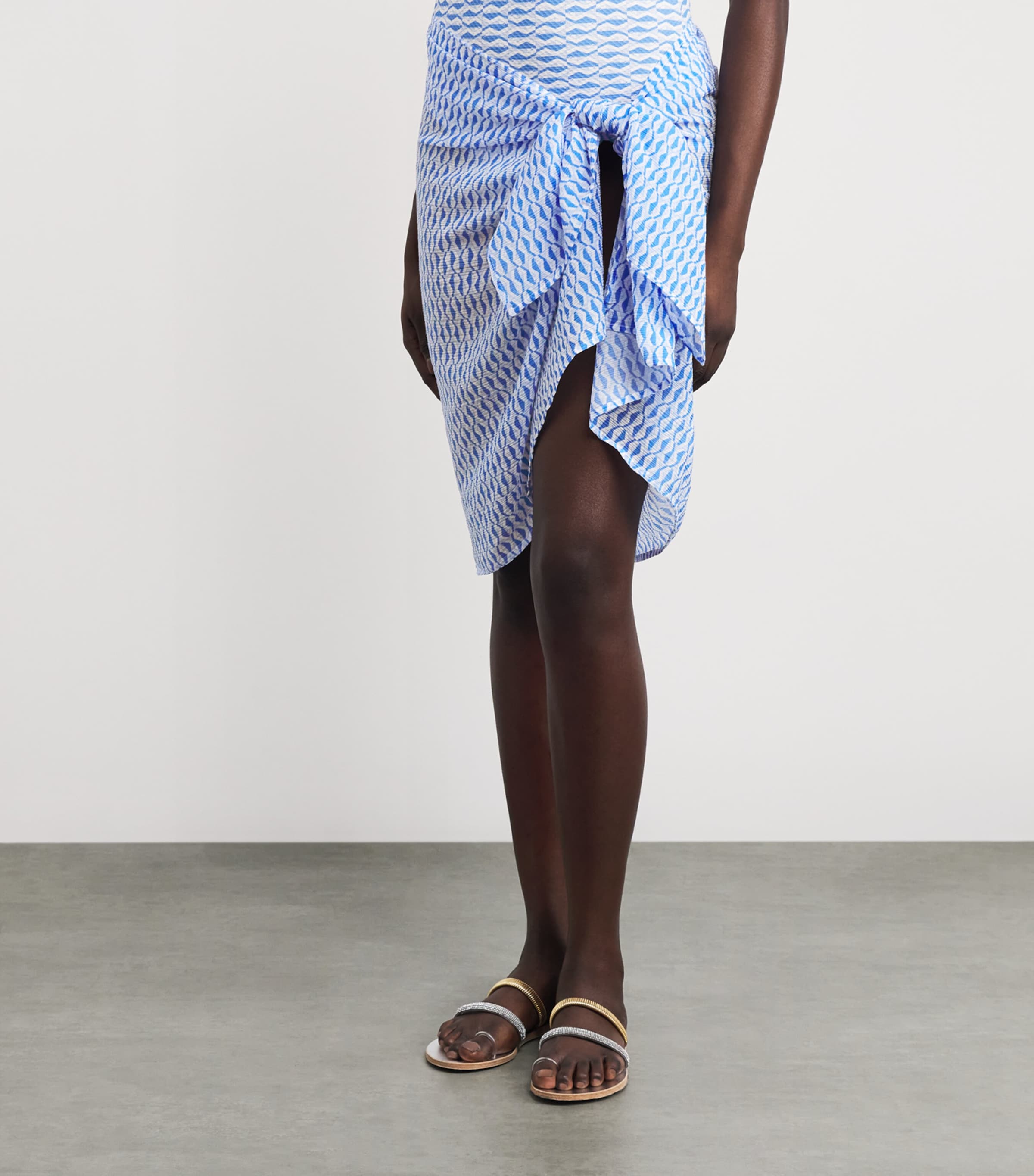 Cotton-Silk Tinos Mini Sarong PRT-PRT/COTTON-SILK Image 3