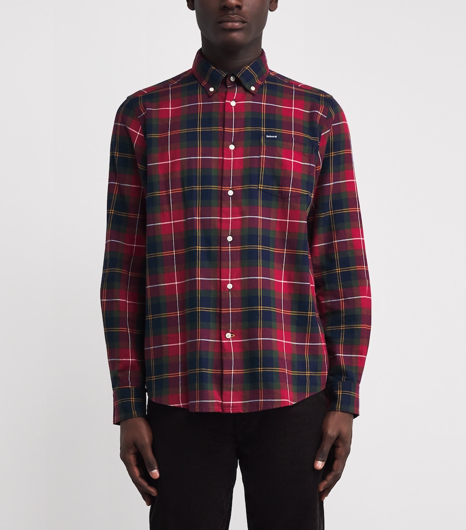 Cotton Tailored Tartan Fortrose Shirt WINTERBERRY TARTAN Image 3