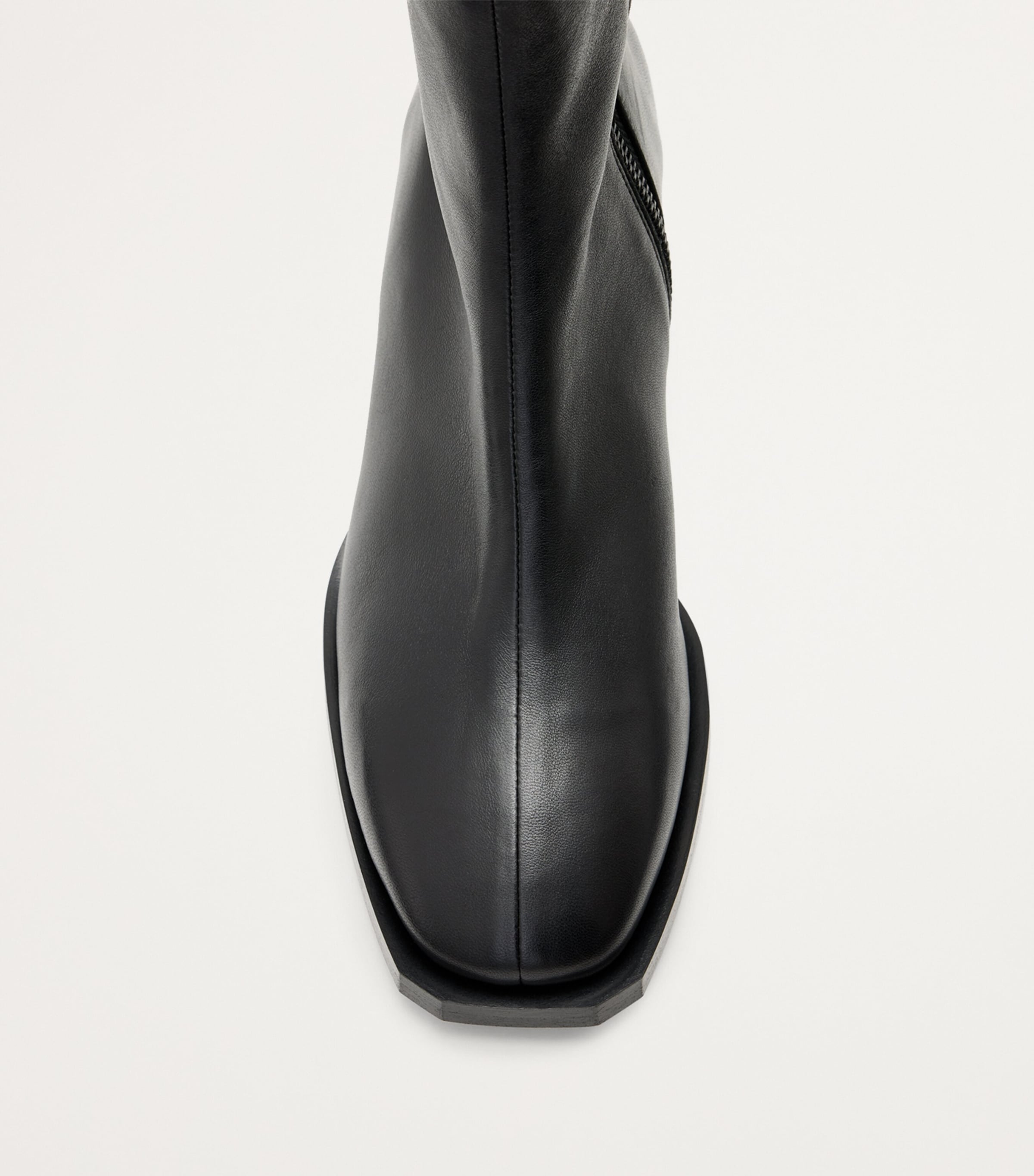 Leather Avril Boots 53 BLACK Image 4