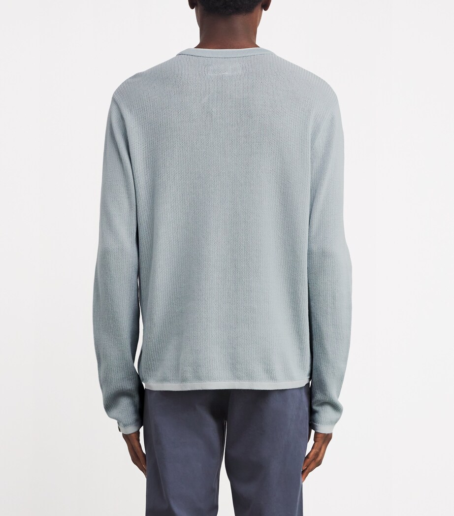 Cotton-Blend Sweatshirt LTBLUE Image 4