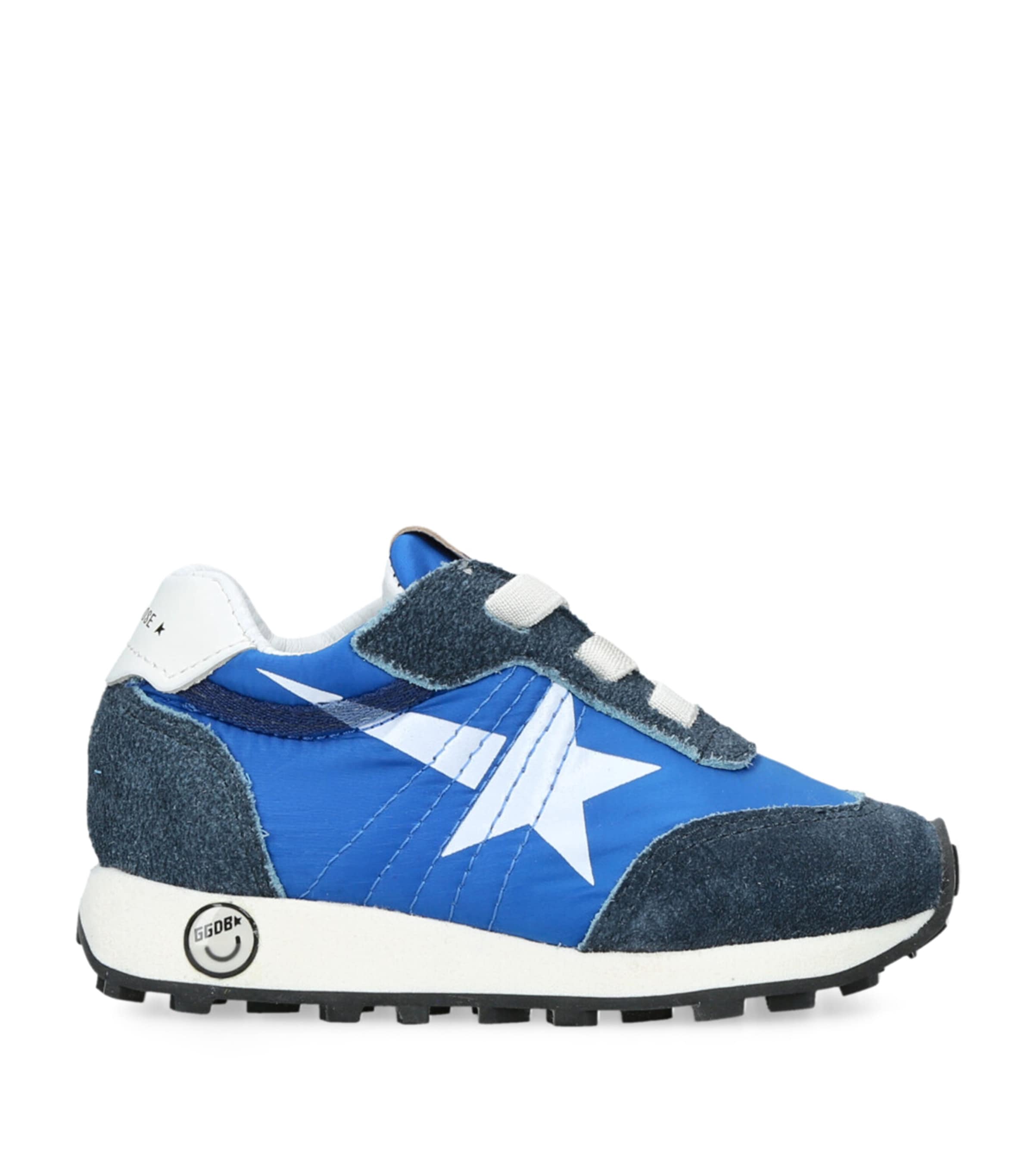 Golden Goose Leather Marathon Sneakers Blue/dark Image 1