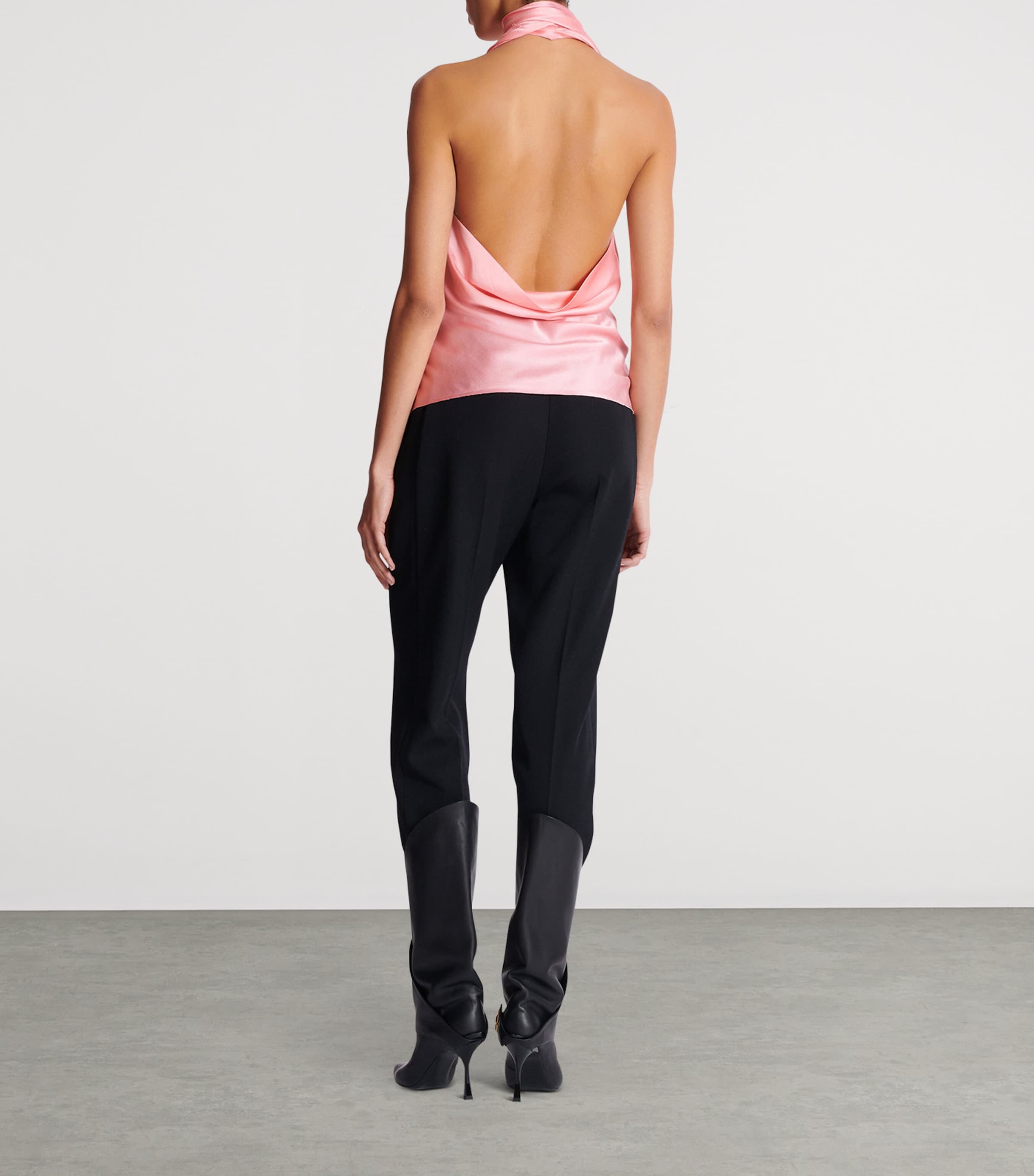 Silk Backless Top 4CN SAUMON Image 6