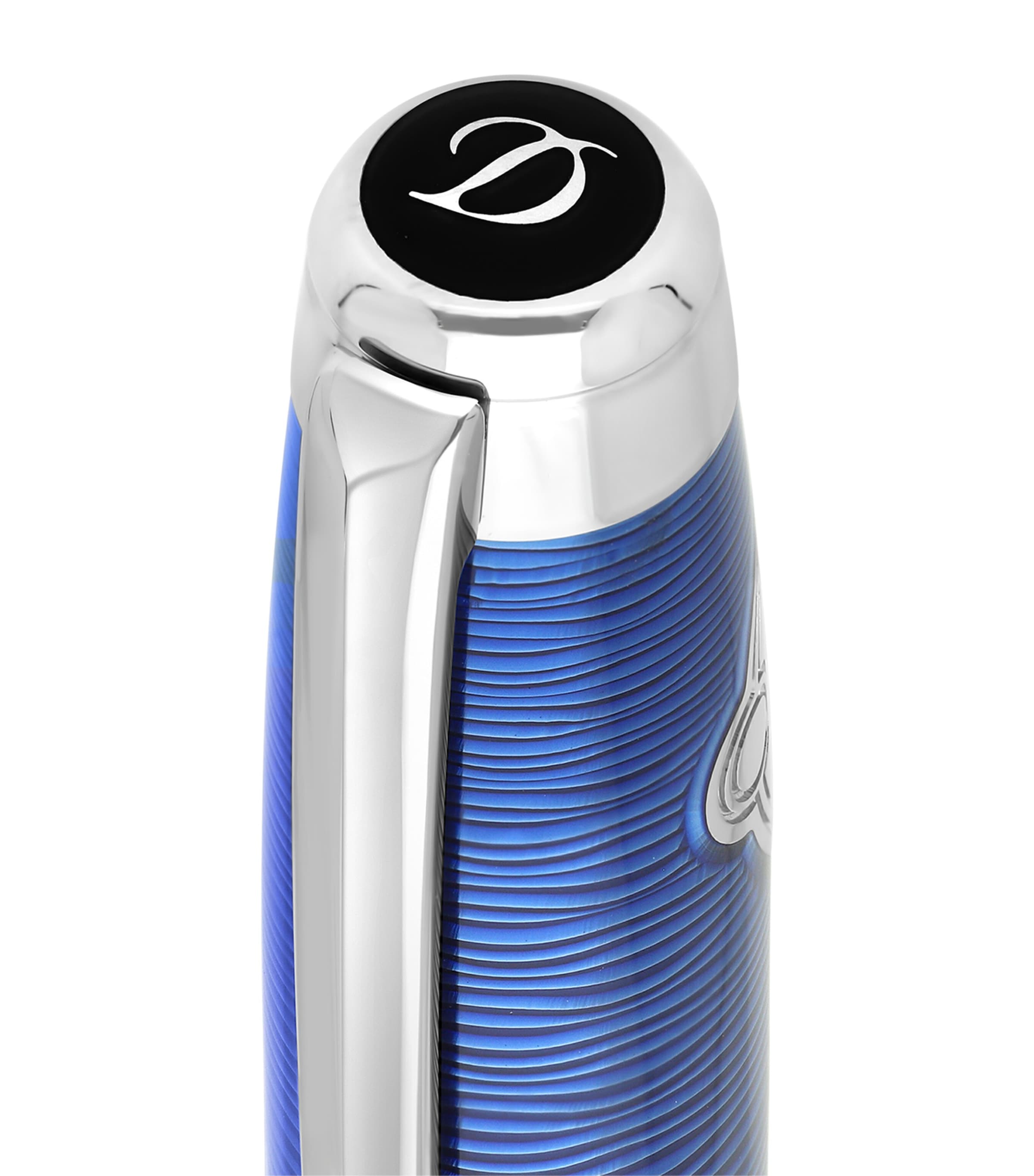 Gulf Stream Line D Eternity Fountain Pen BLUE & PALLADIUM Image 4