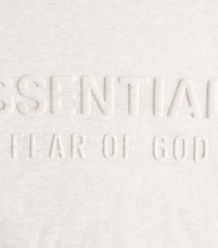 Cotton Logo Hoodie OATMEAL HEATHER Image 5